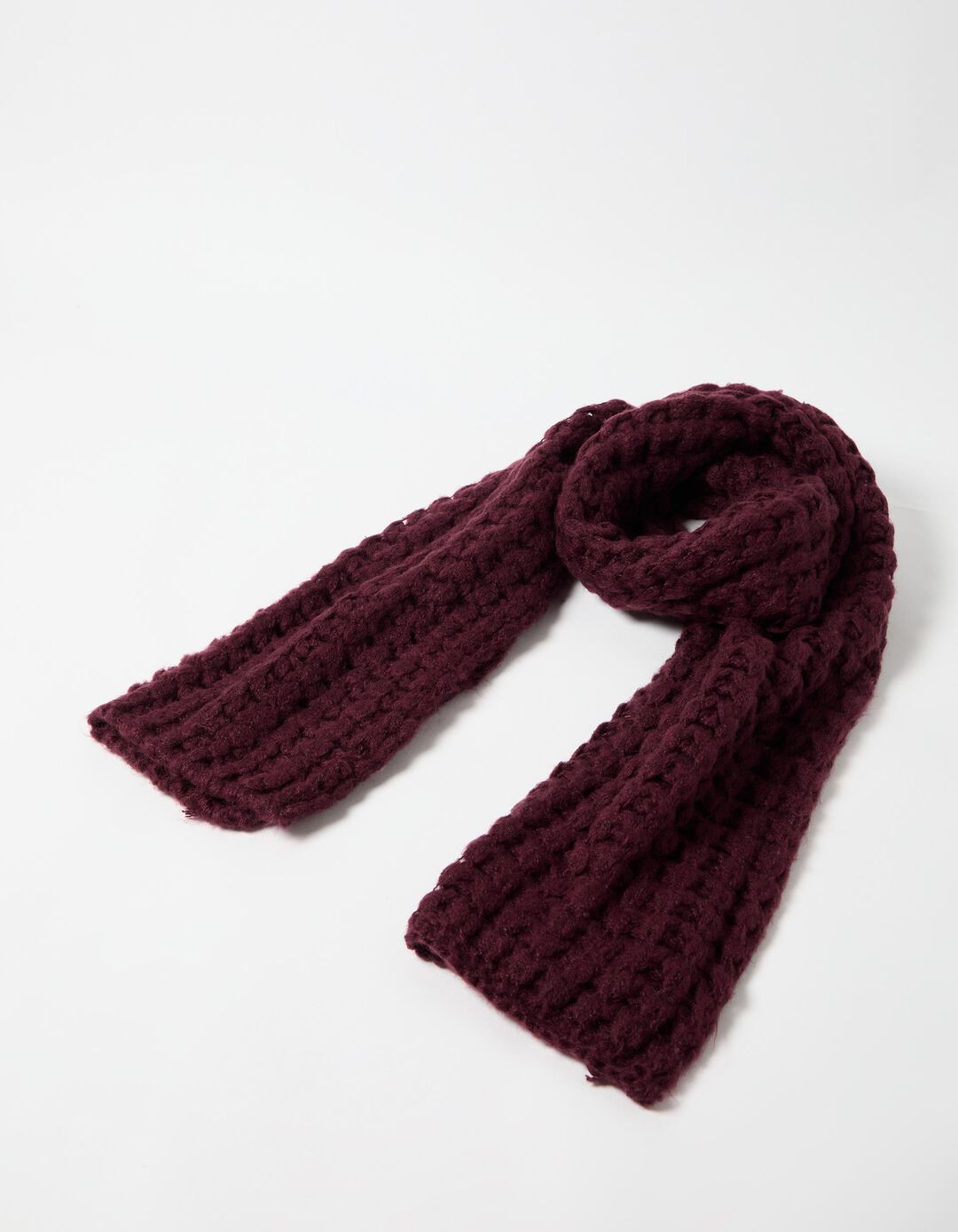Cachecol, Mulher, Vermelho Escuro