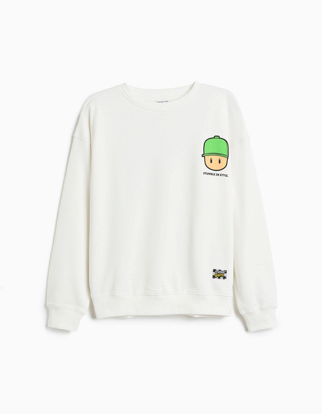 Sweatshirt De Felpa 'Stumble Guys', Menino, Branco