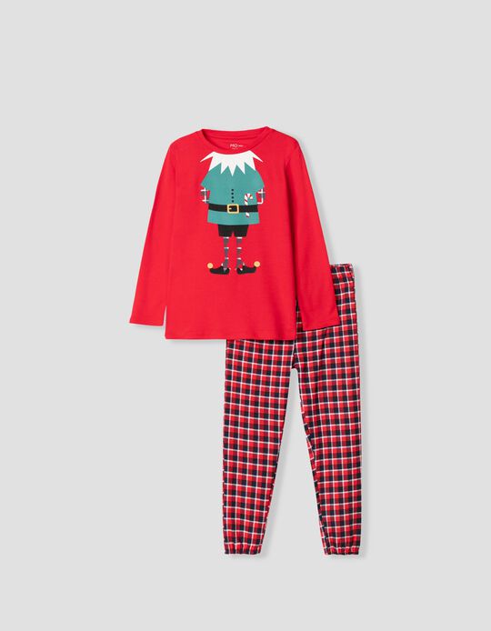 Pijama de Natal, Criança, Vermelho