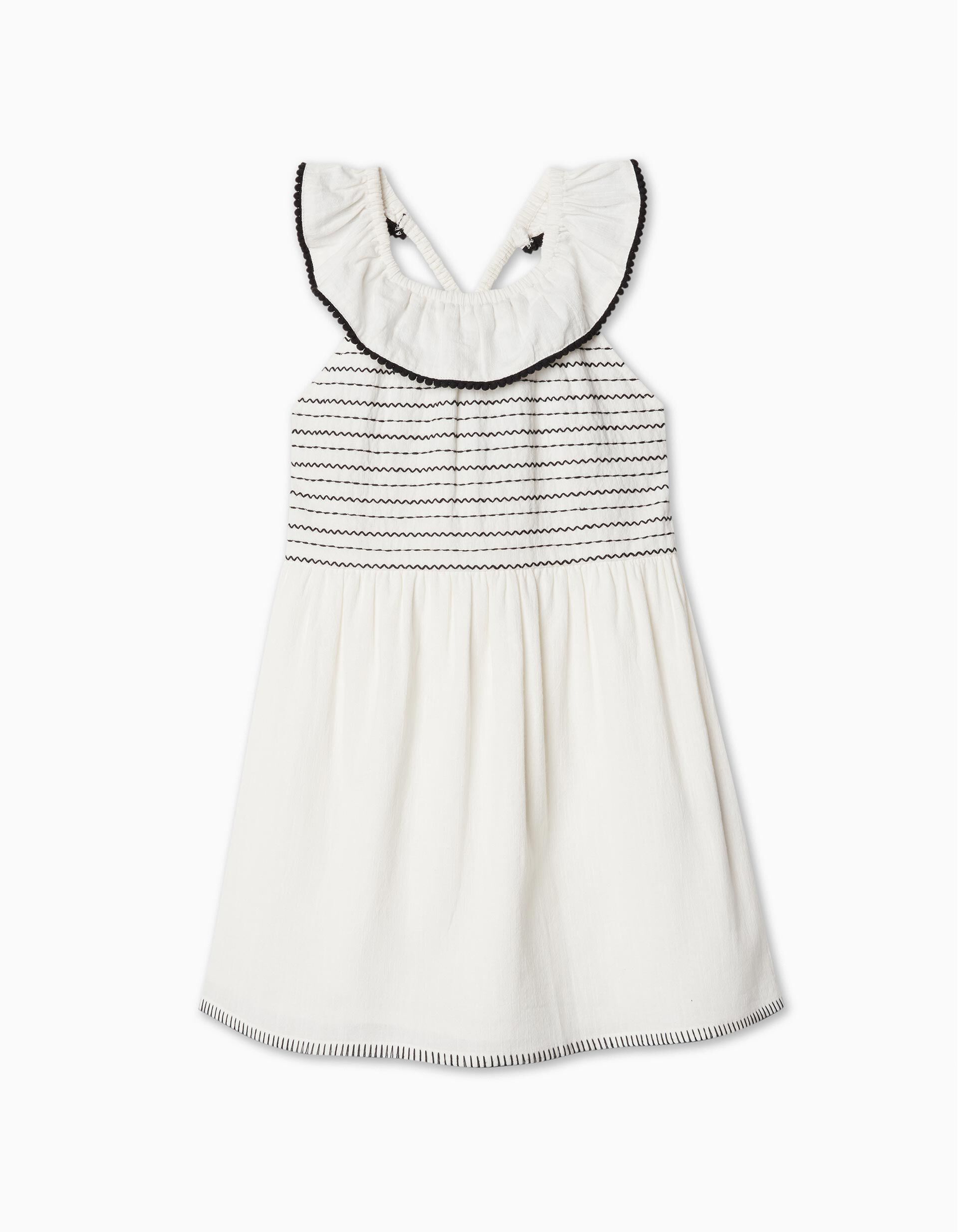 Comprar Online Rustic Frill Dress, Girl, White