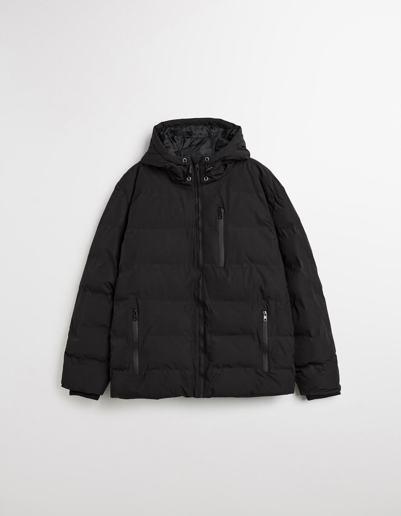 Comprar Online Casaco Acolchoado com Capuz, Homem, Preto