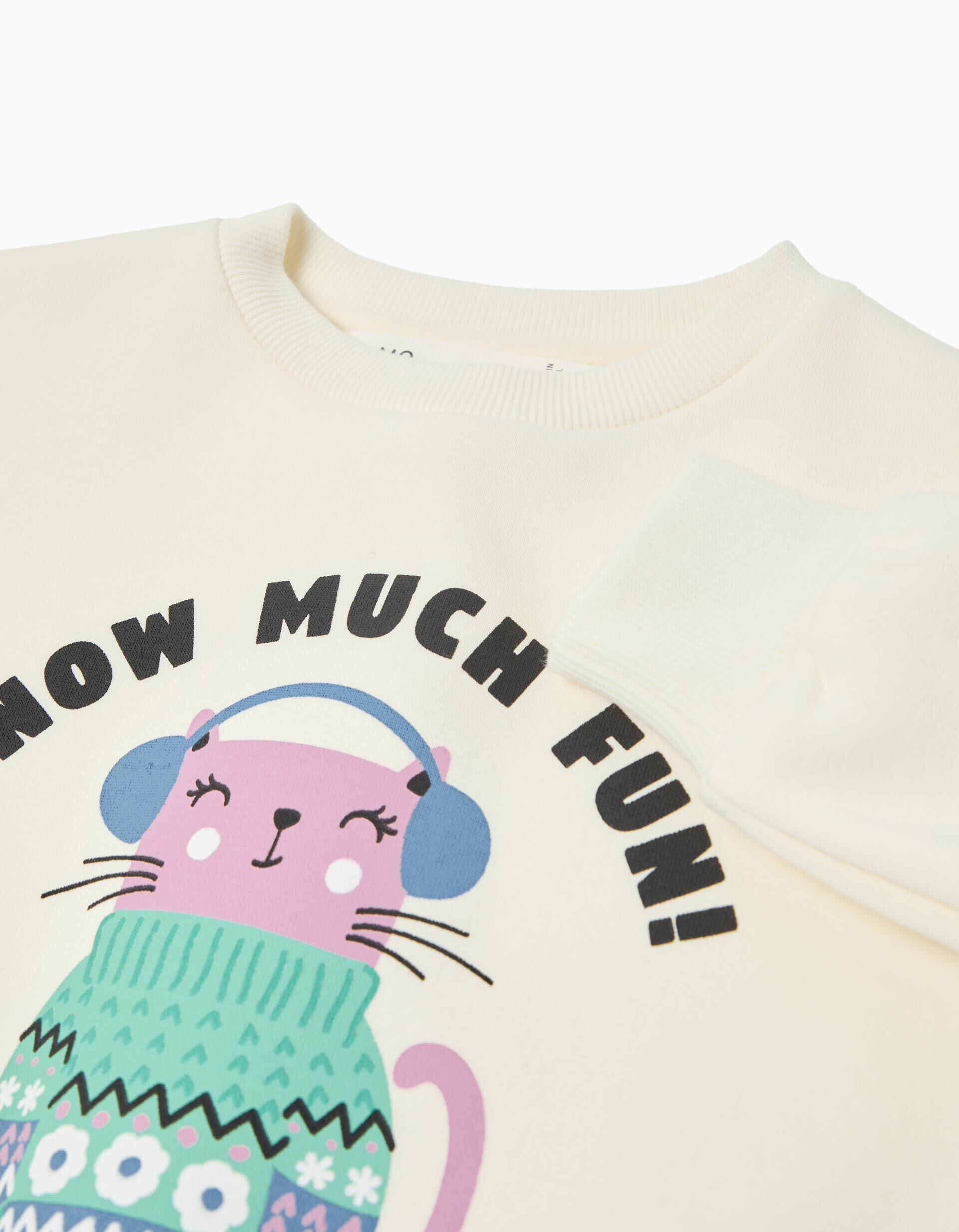 Comprar Online Sweatshirt de Felpa, Menina, Branco