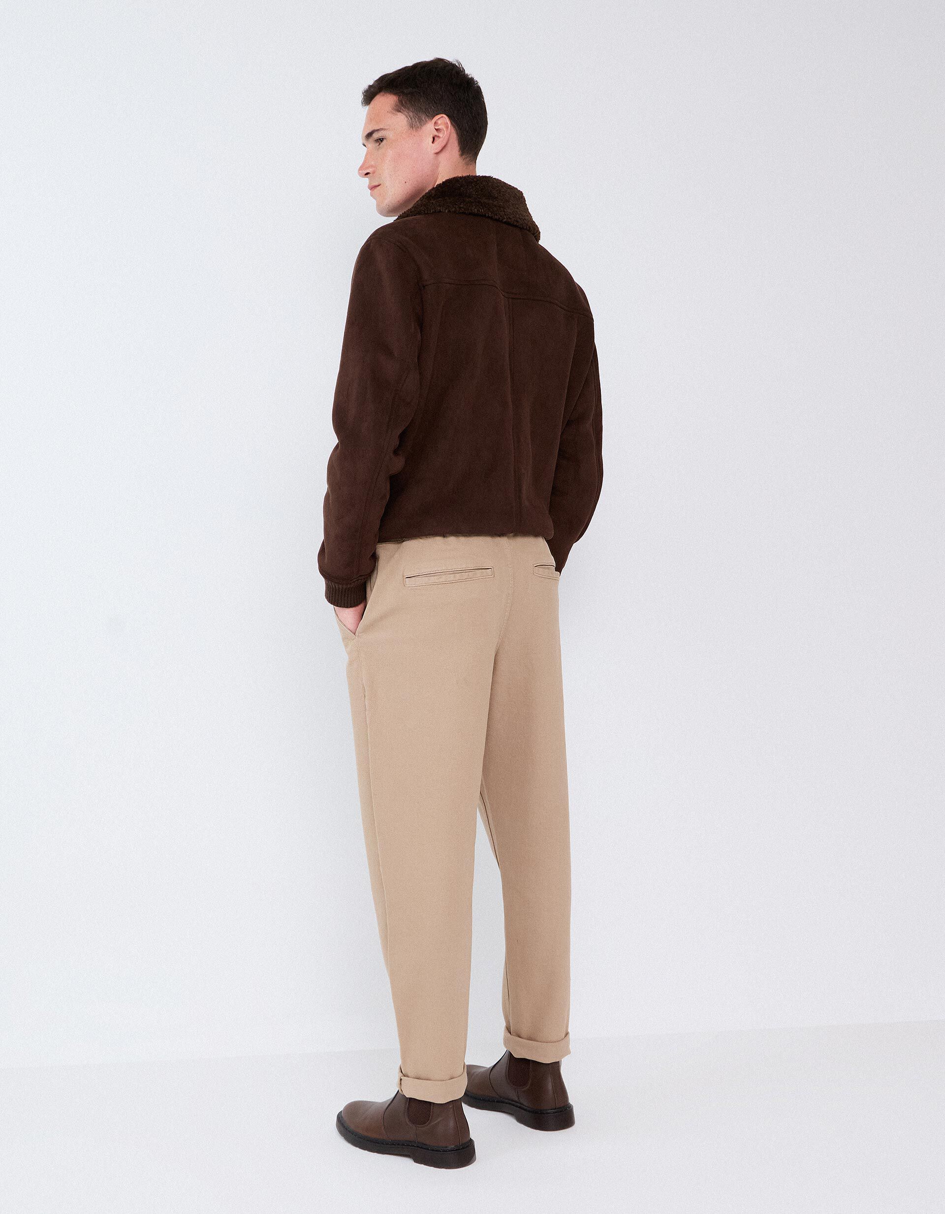 Comprar Online Cal&ccedil;as Jogger Tapered, Homem, Bege