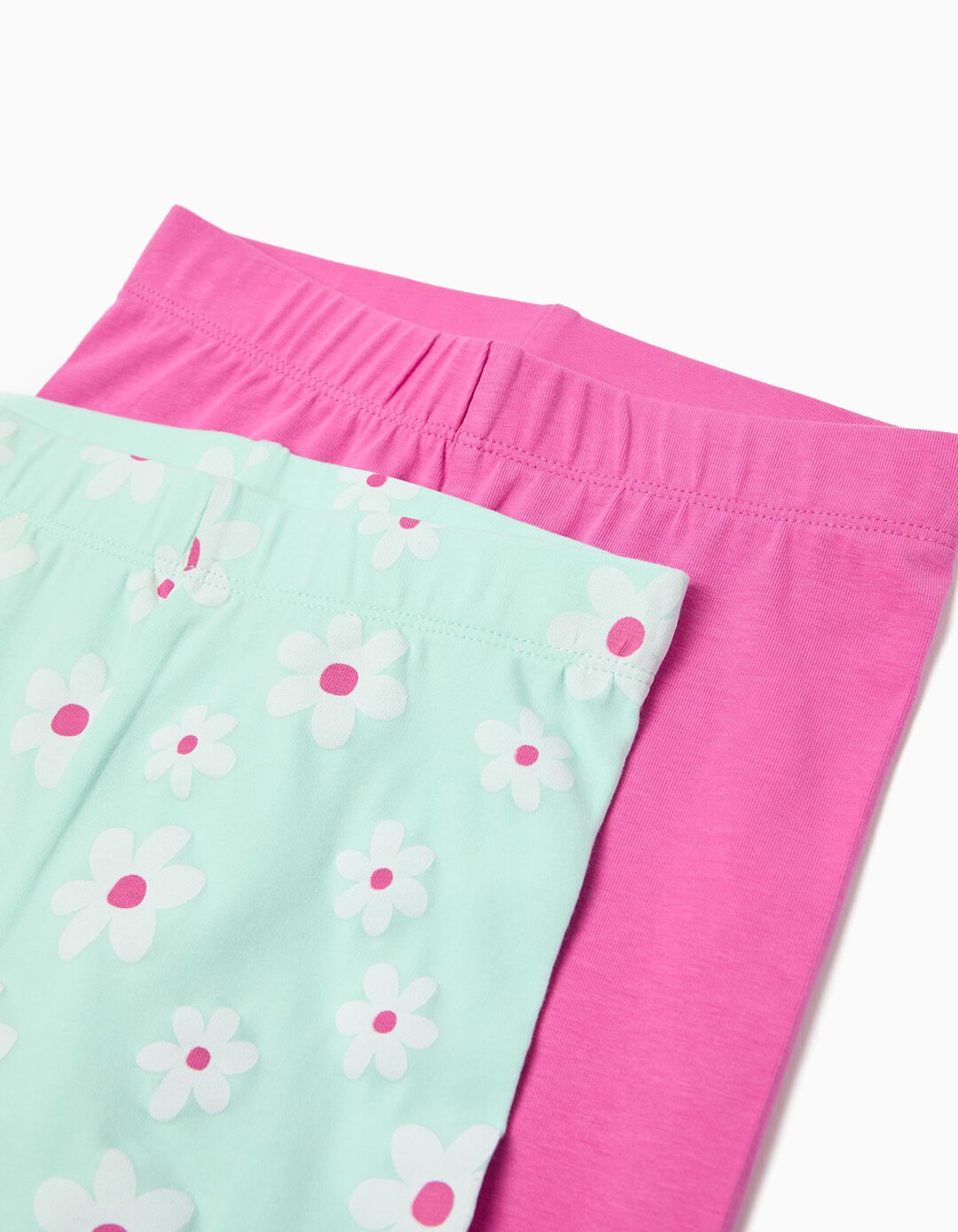 Pack 2 Leggings, Menina, Rosa