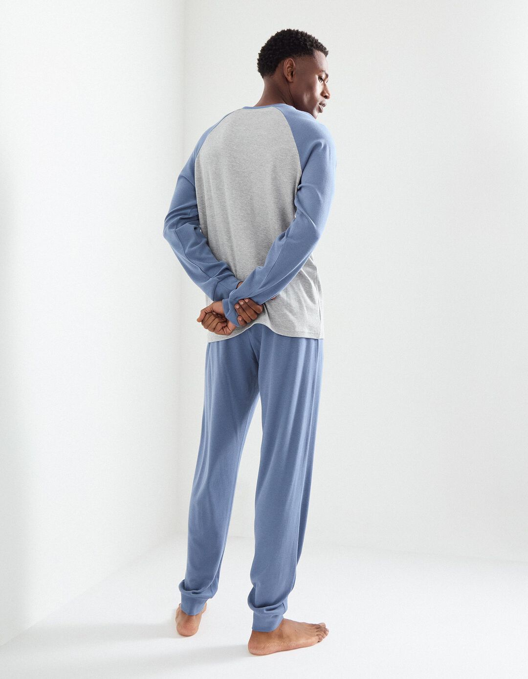 Pijama, Homem, Cinzento