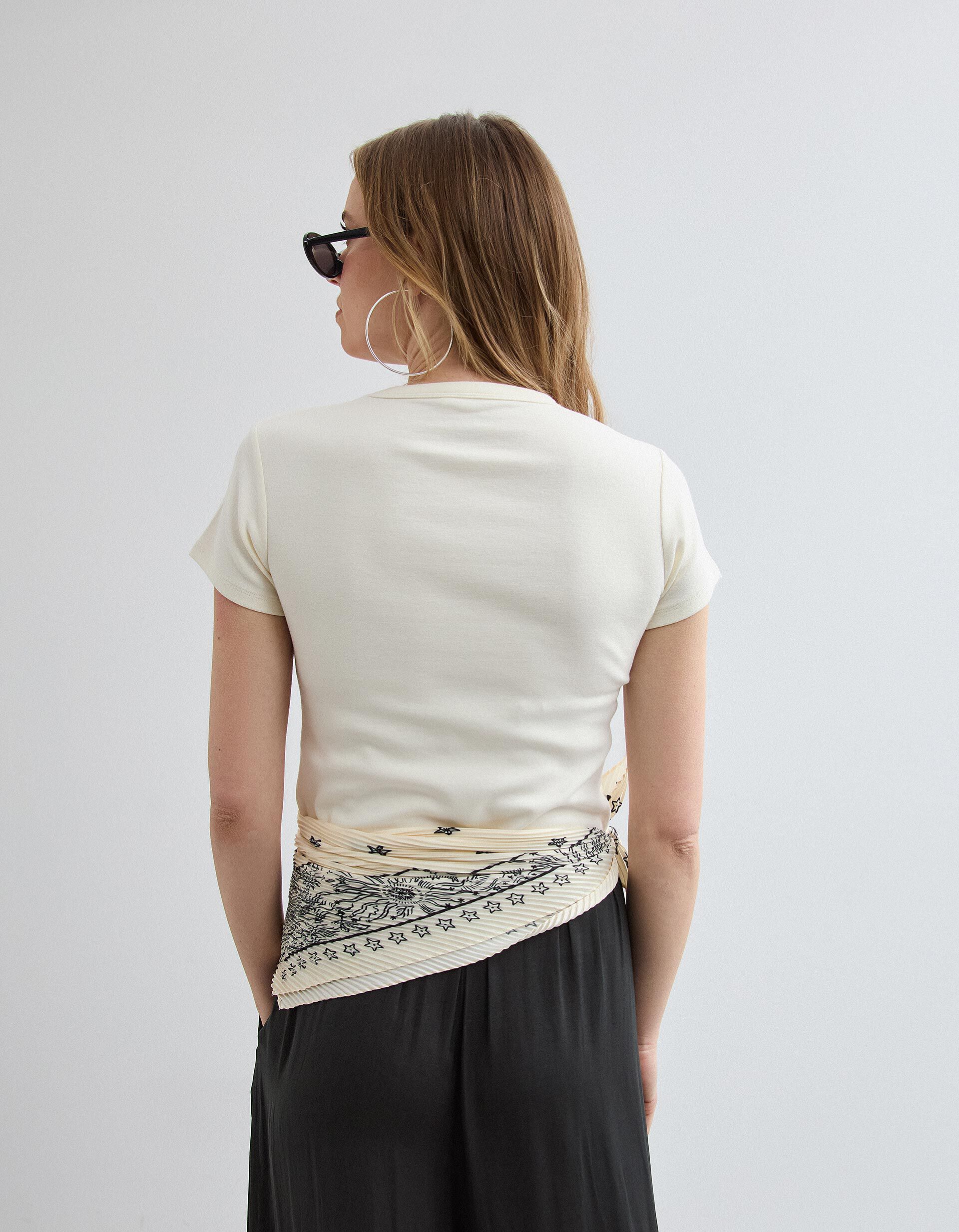 Comprar Online T-shirt Modal, Mulher, Bege Claro
