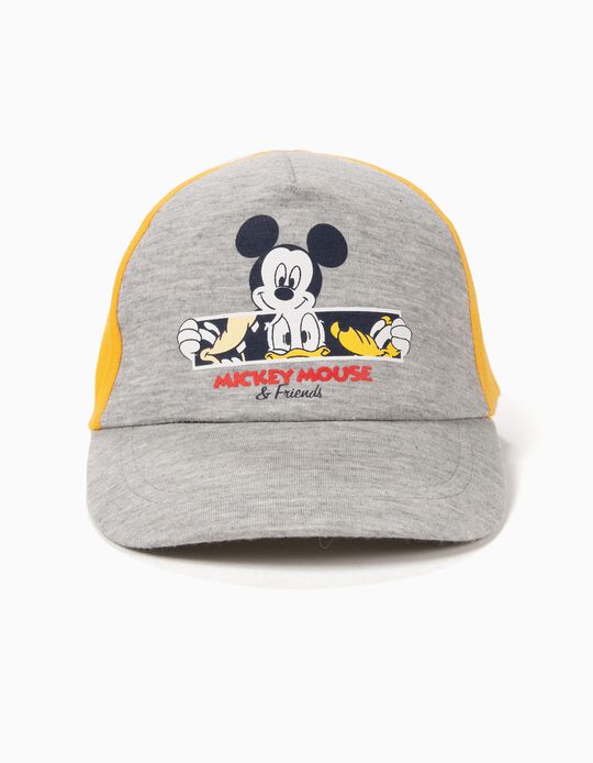 Bon&eacute; para Beb&eacute; Menino 'Mickey & Friends', Amarelo e Cinza
