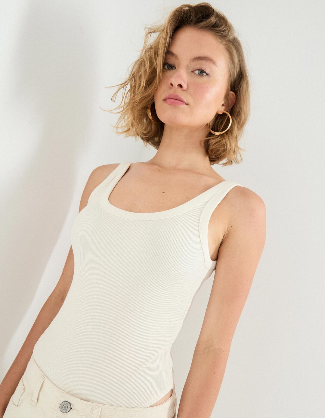 Body de Alças, Mulher, Coral