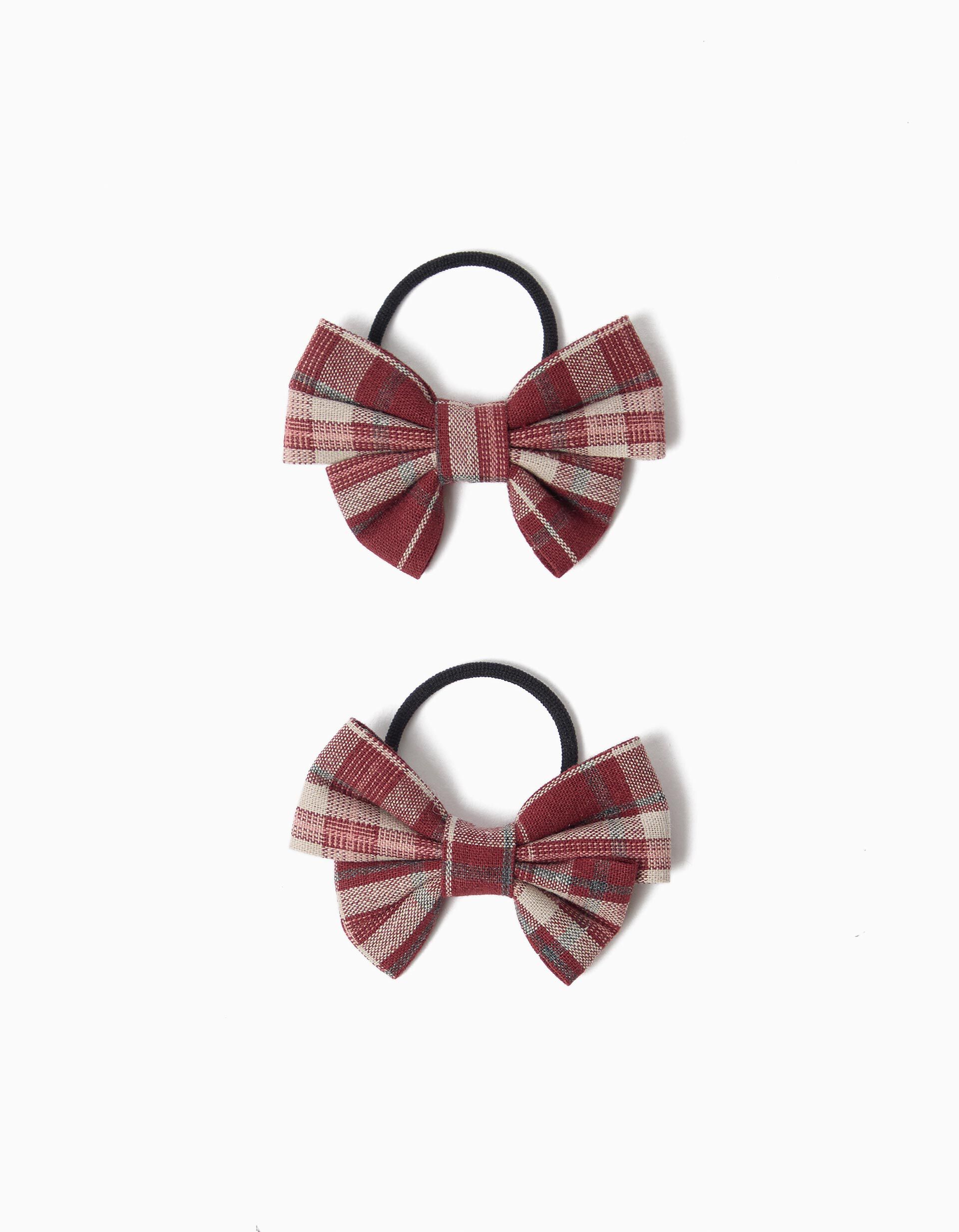 Comprar Online Pack 2 El&aacute;sticos, Menina, Vermelho 