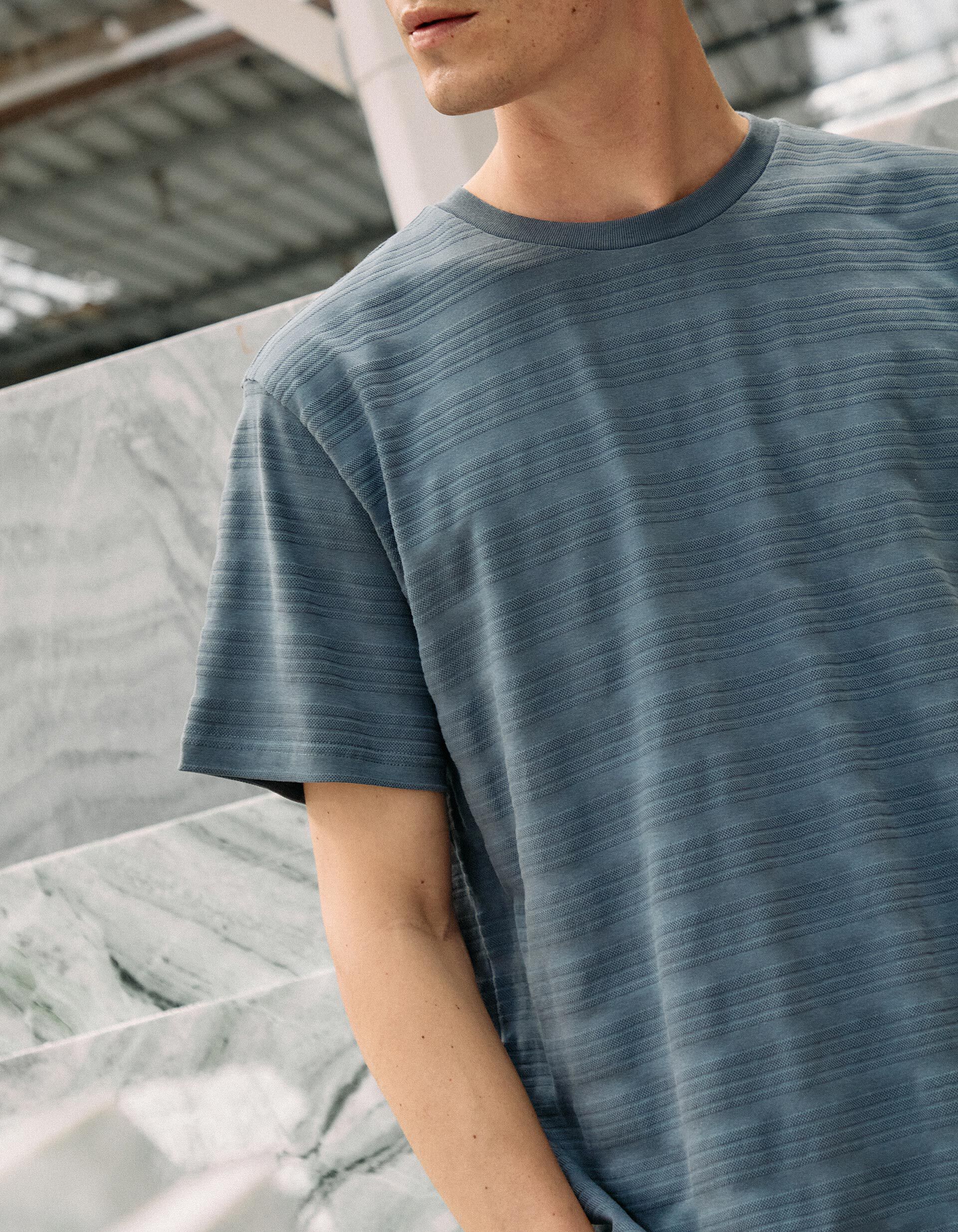 Comprar Online T-shirt Jersey, Homem, Azul