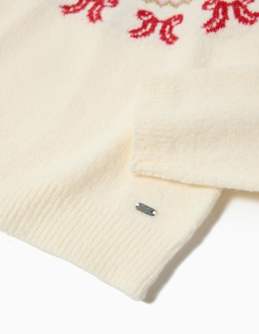 Camisola de Malha, Menina, Branco
