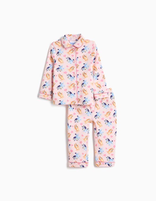 Comprar Online Pijama Camiseiro 'Bluey', Menina, Rosa Claro