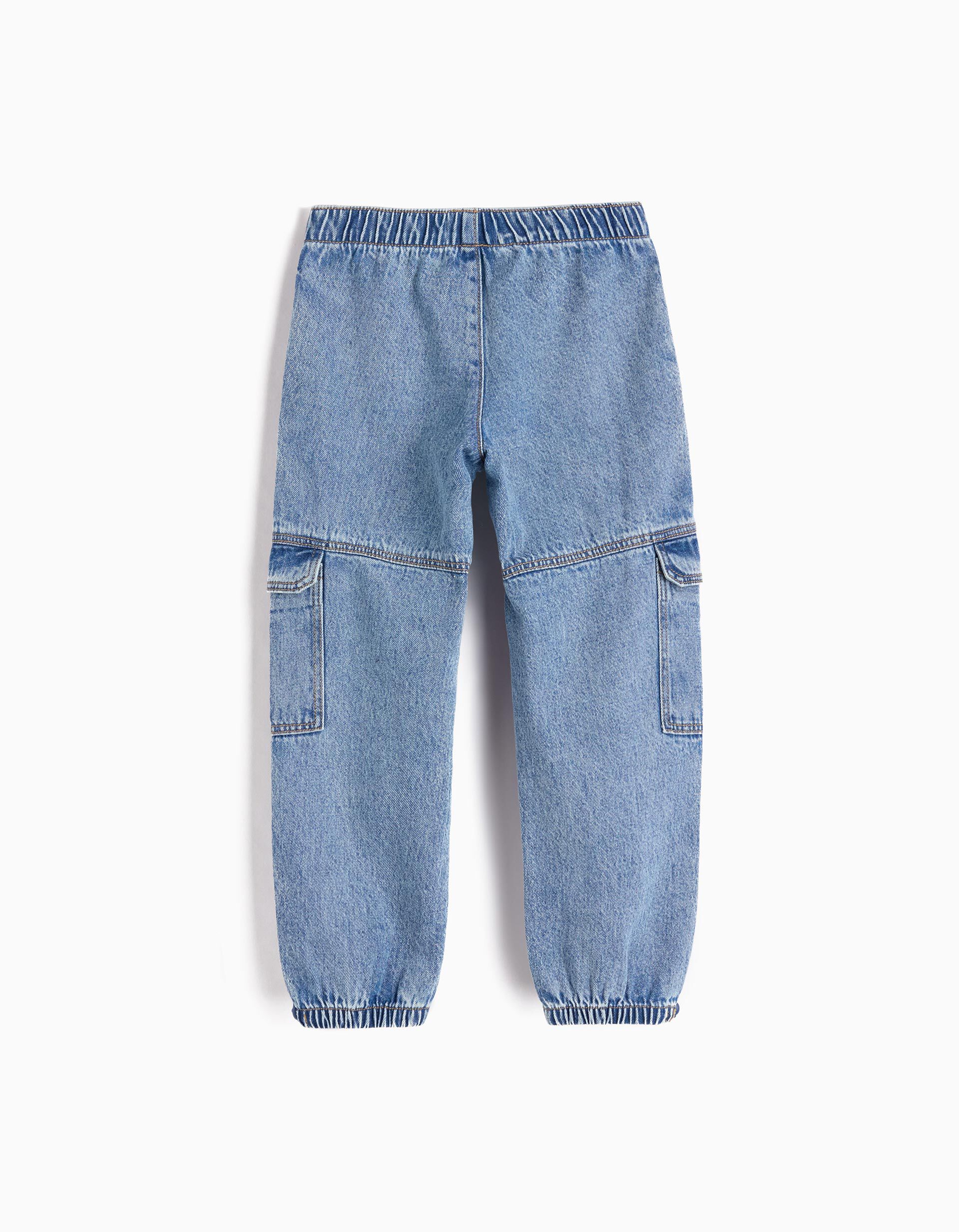 Comprar Online Cal&ccedil;as Cargo, Menino, Azul Claro