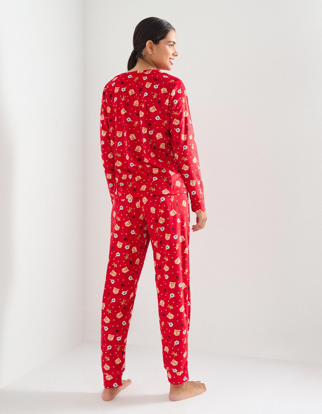 Pijama Polar de Natal, Mulher, Vermelho