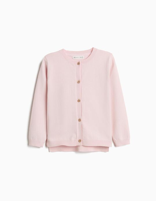 Comprar Online Casaco Tricotado, Menina, Rosa Claro