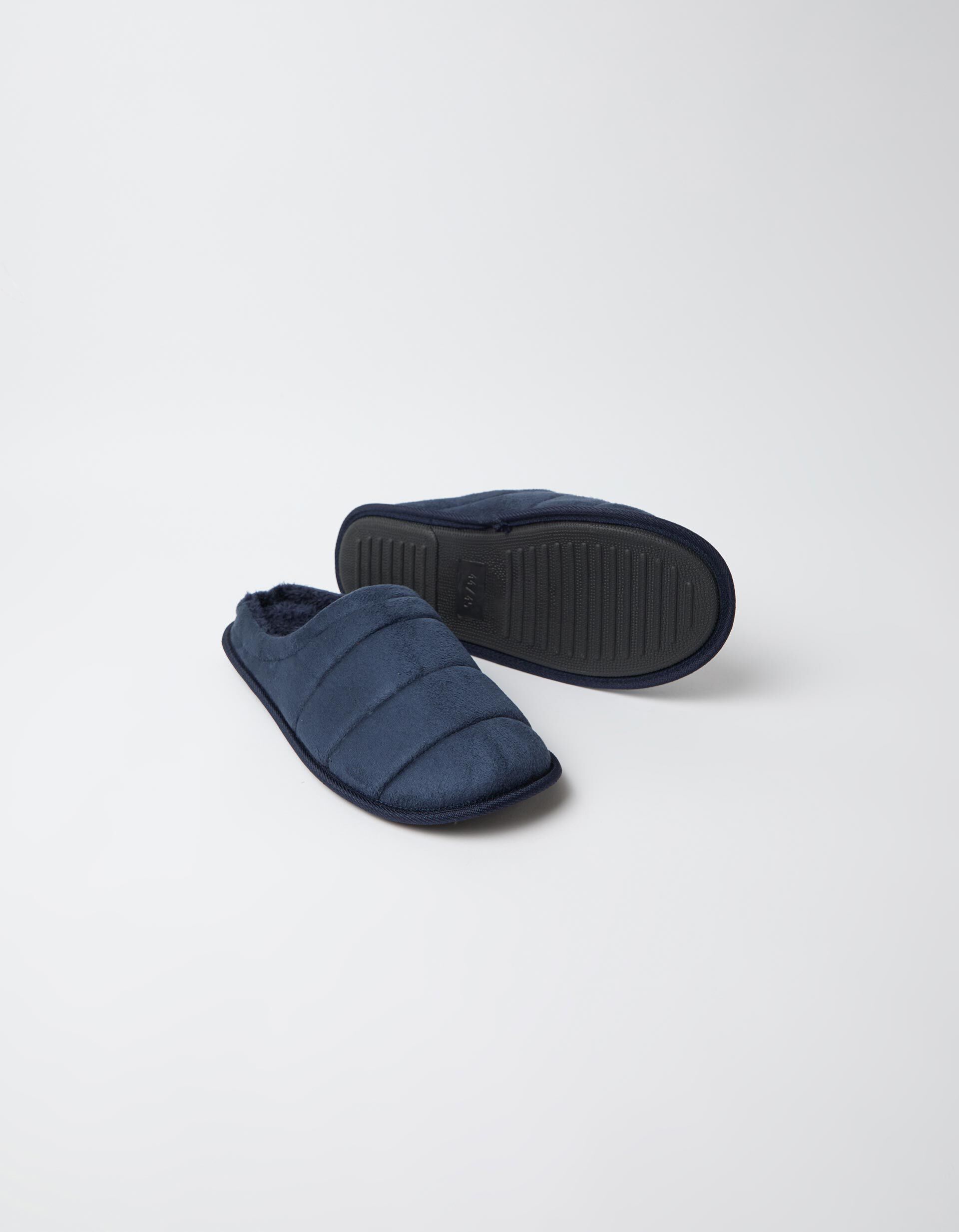Comprar Online Chinelos De Quarto, Homem, Azul Escuro