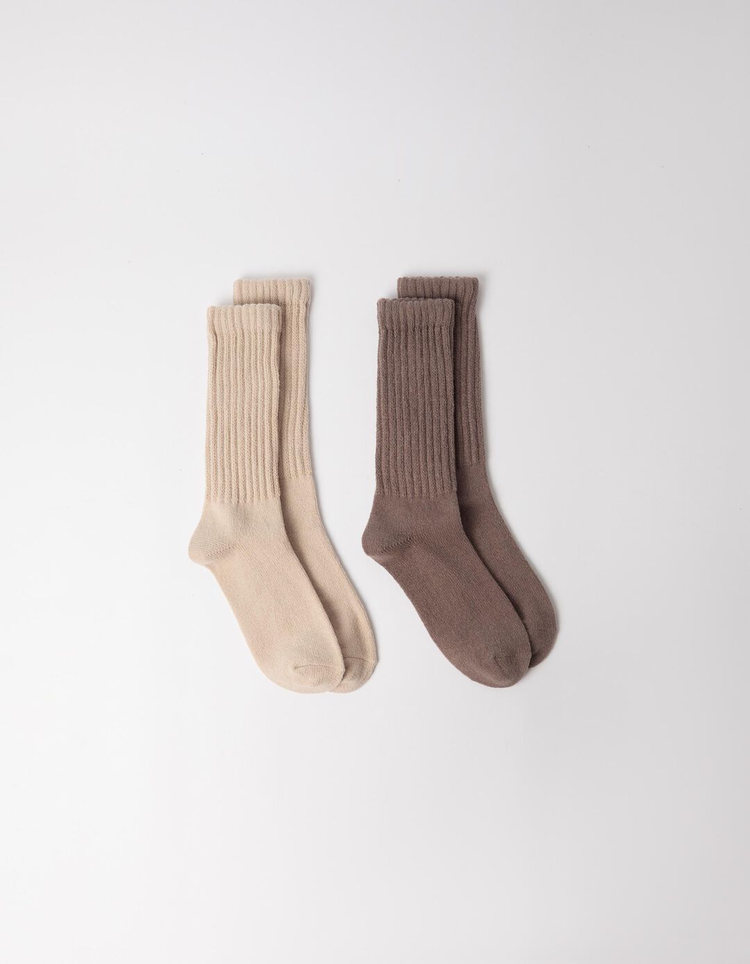 Pack 2 Pares De Meias, Mulher, Castanho