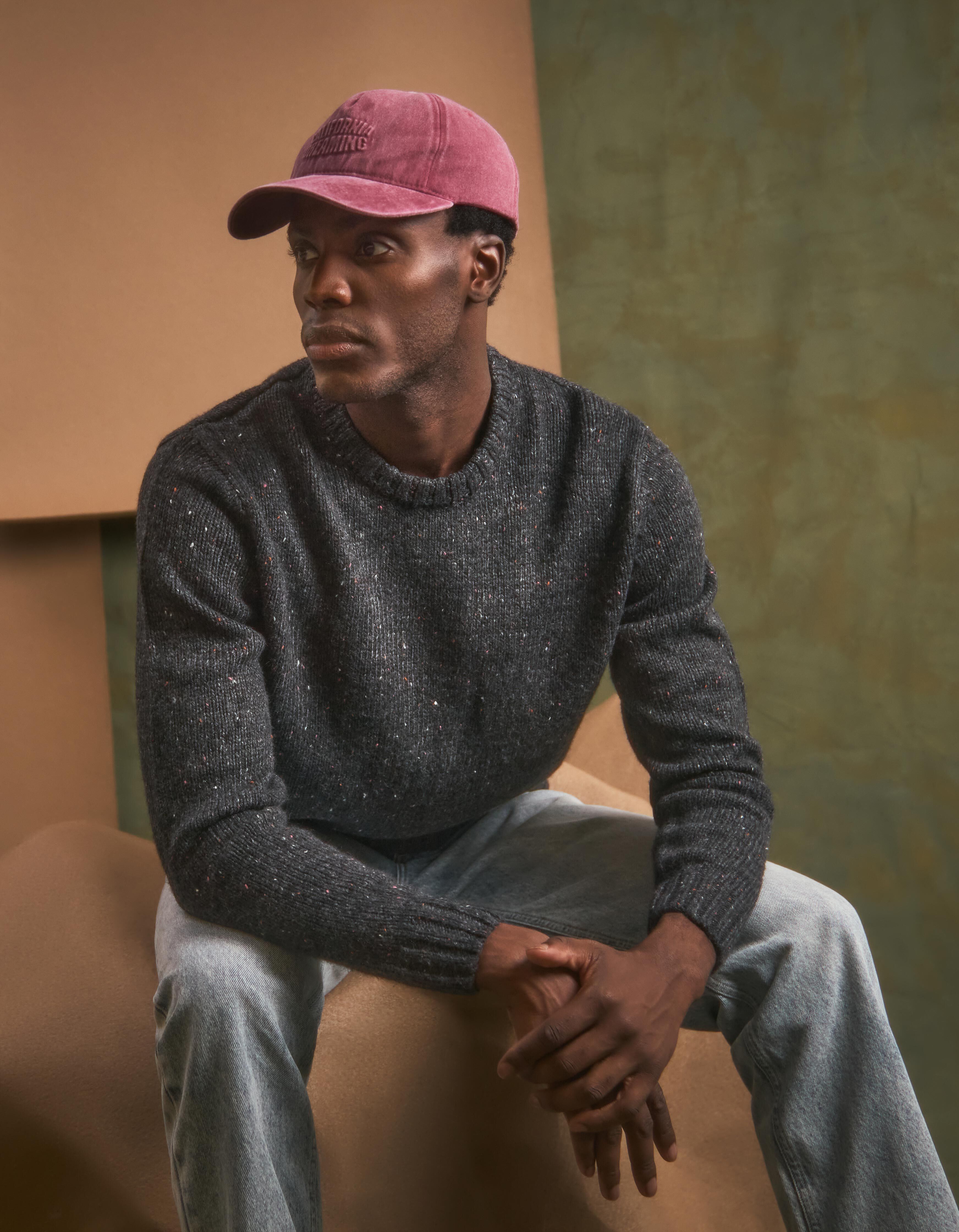 Comprar Online Camisola de Malha, Homem, Cinzento Escuro