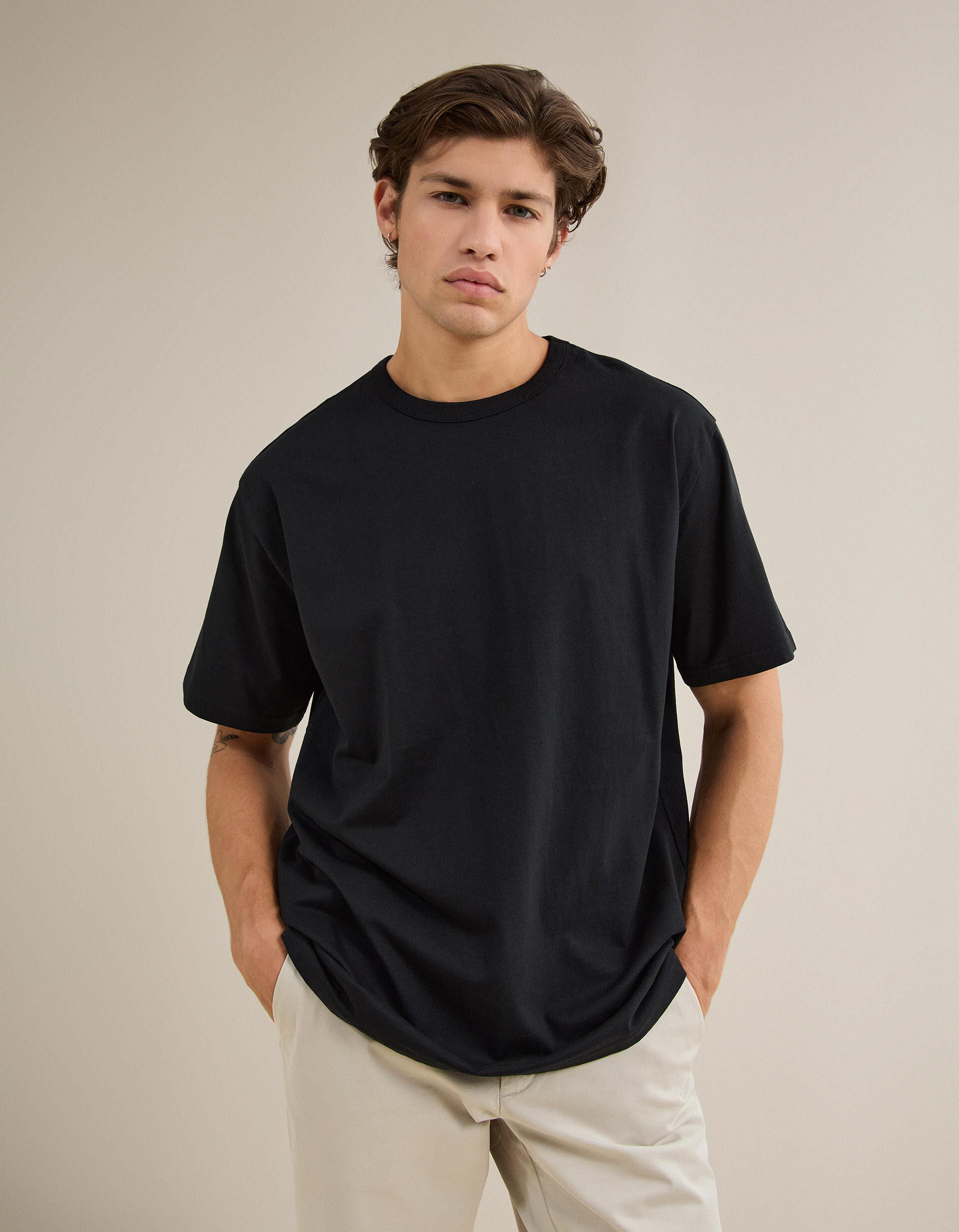 Comprar Online T-shirt Jersey, Homem, Preto