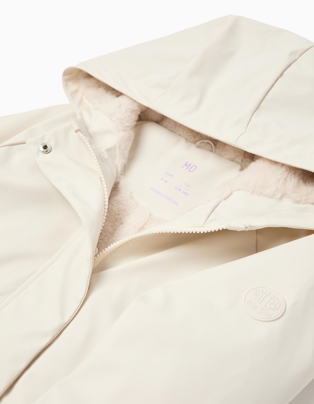 Parka, Menina, Bege Claro