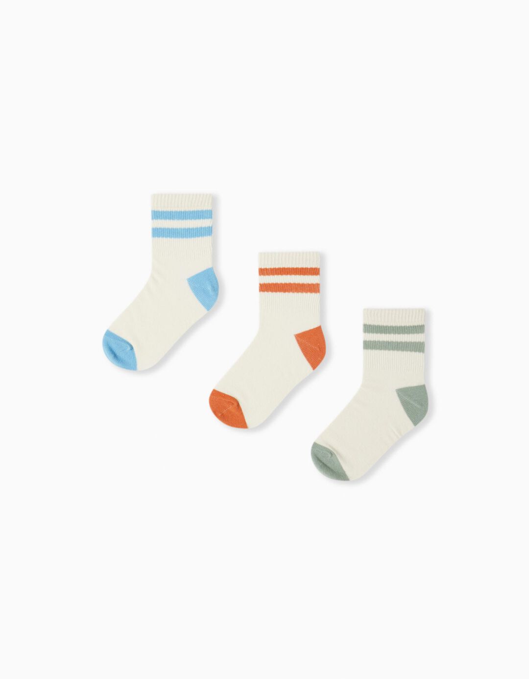Pack 3 Pairs of Socks, Boy, Multicolor