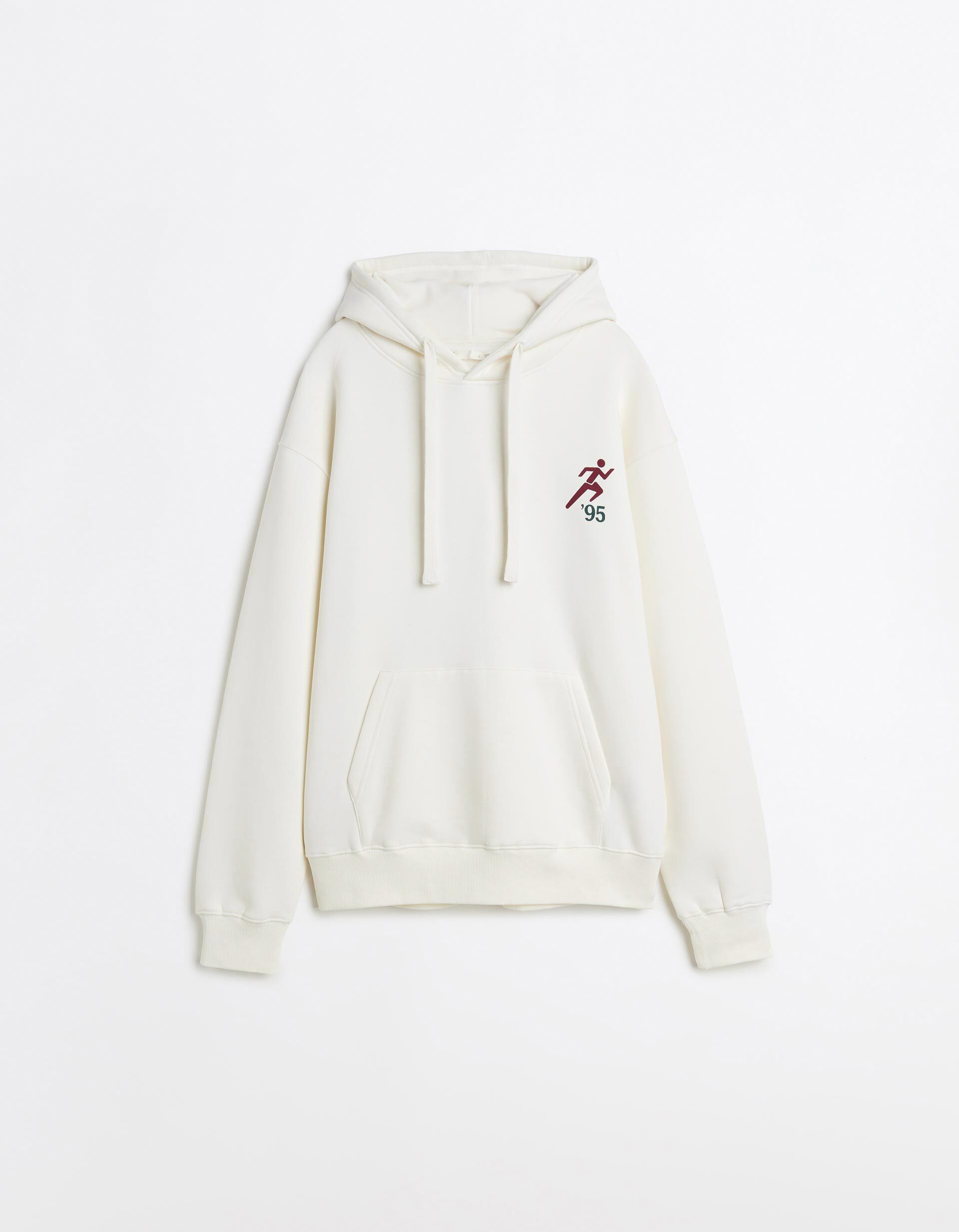 Comprar Online Sweatshirt Capuz, Homem, Branco