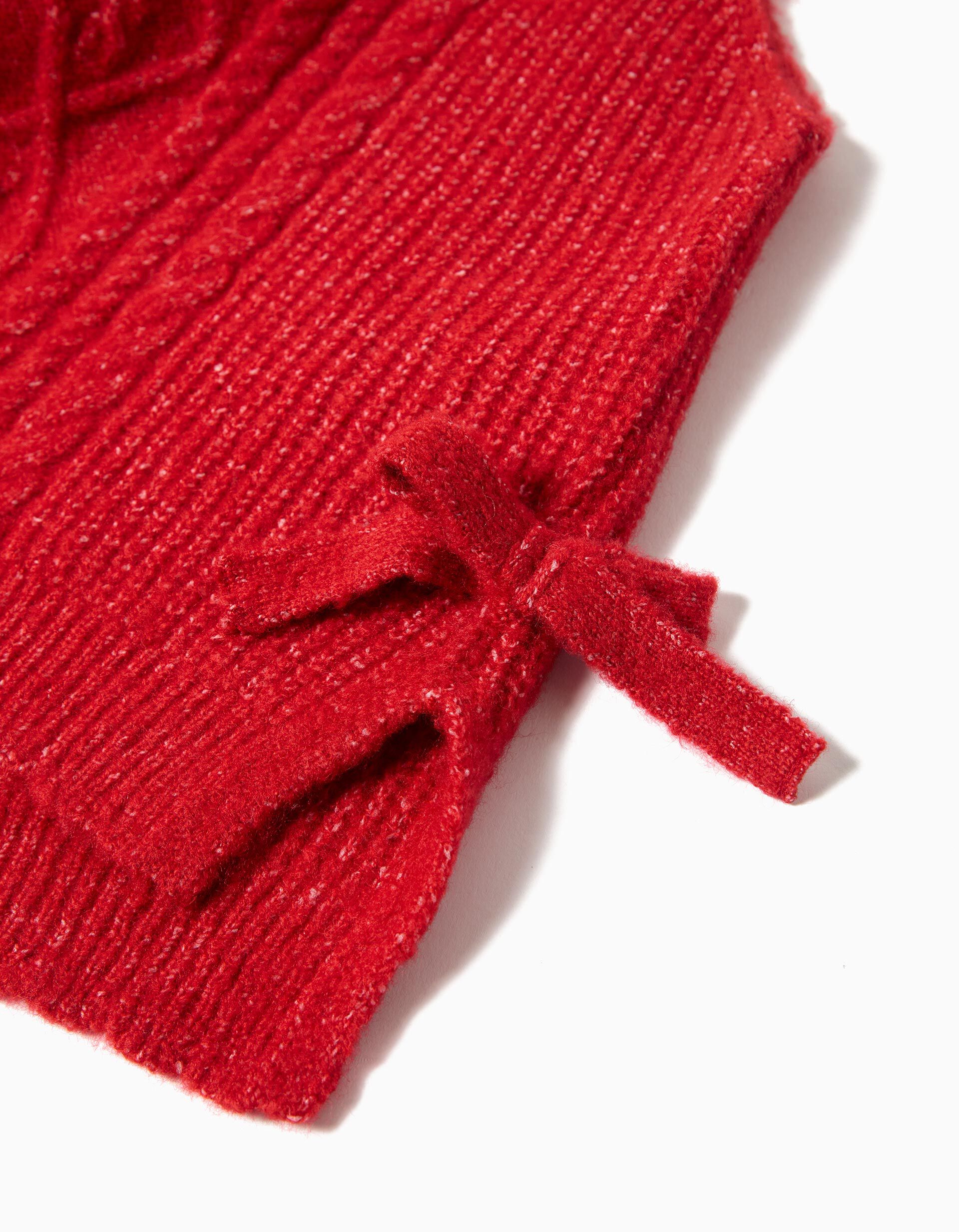 Comprar Online Colete de Malha, Menina, Vermelho