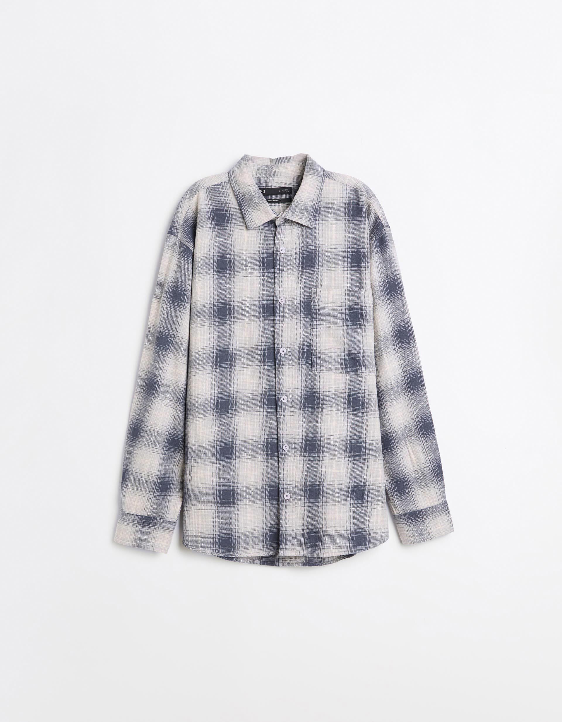 Comprar Online Camisa Aos Quadrados, Homem, Azul