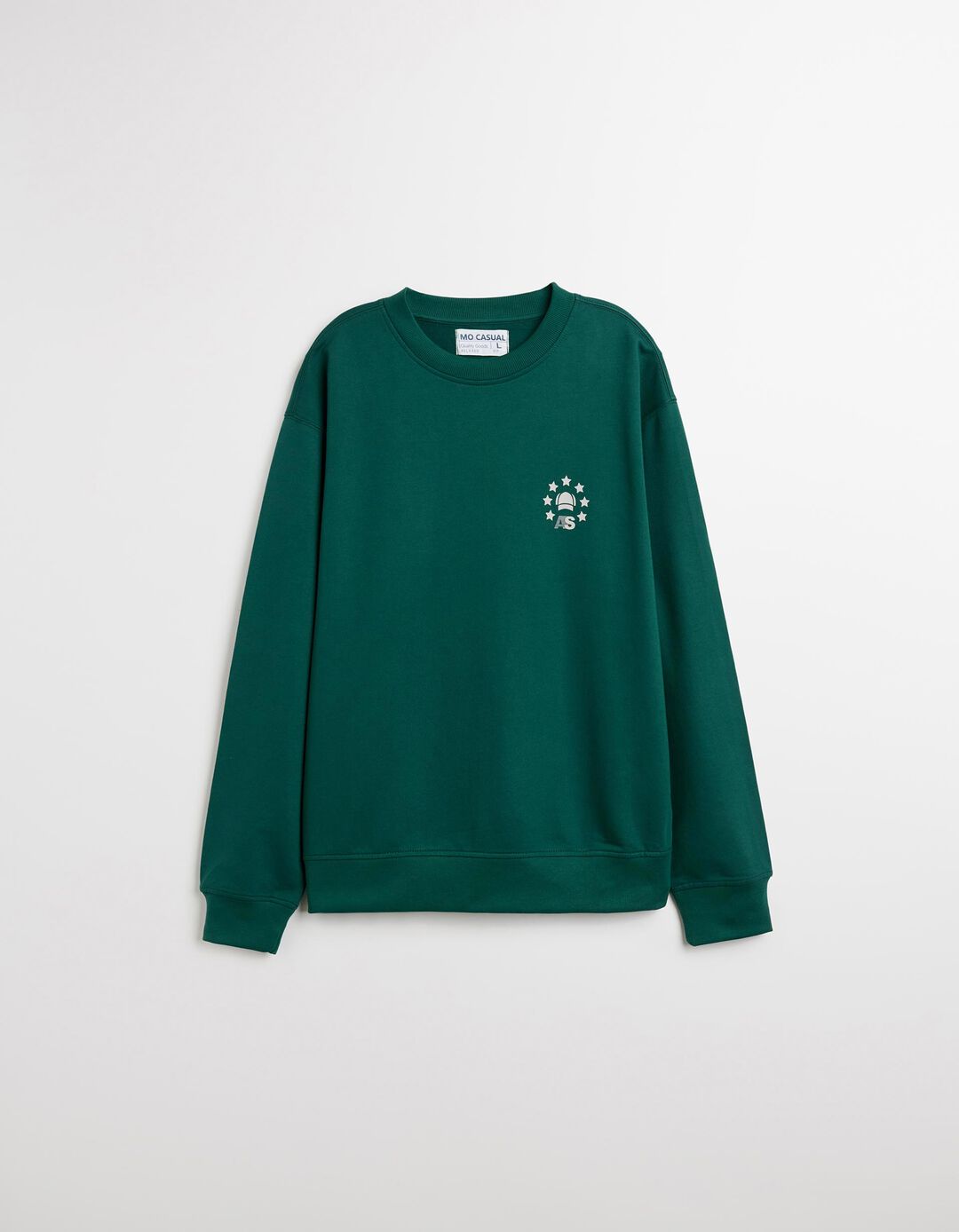 Sweatshirt de Felpa, Homem, Verde Escuro 