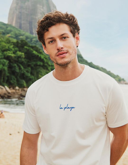 Comprar Online T-shirt Estampada, Homem, Branco