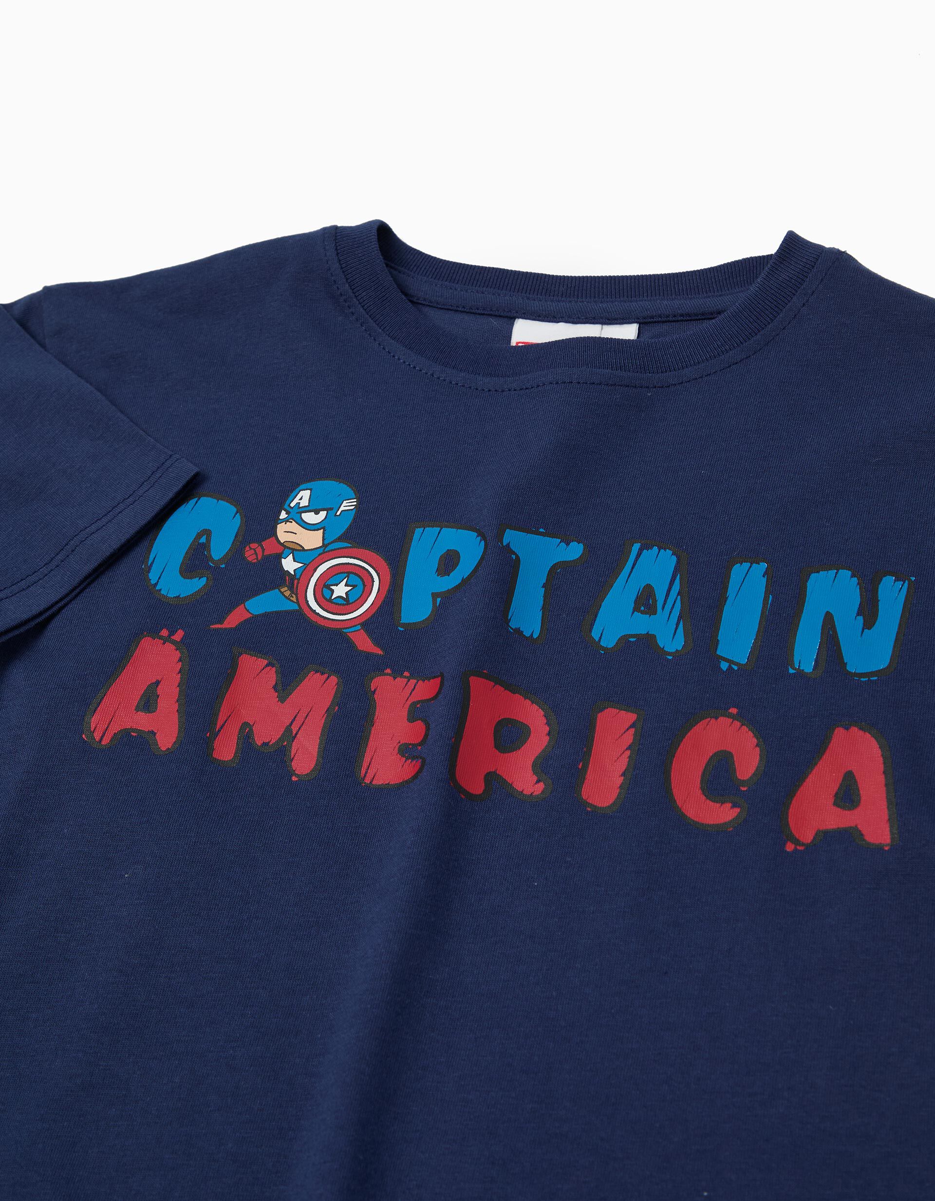 Comprar Online T-shirt 'Marvel', Menino, Azul Escuro