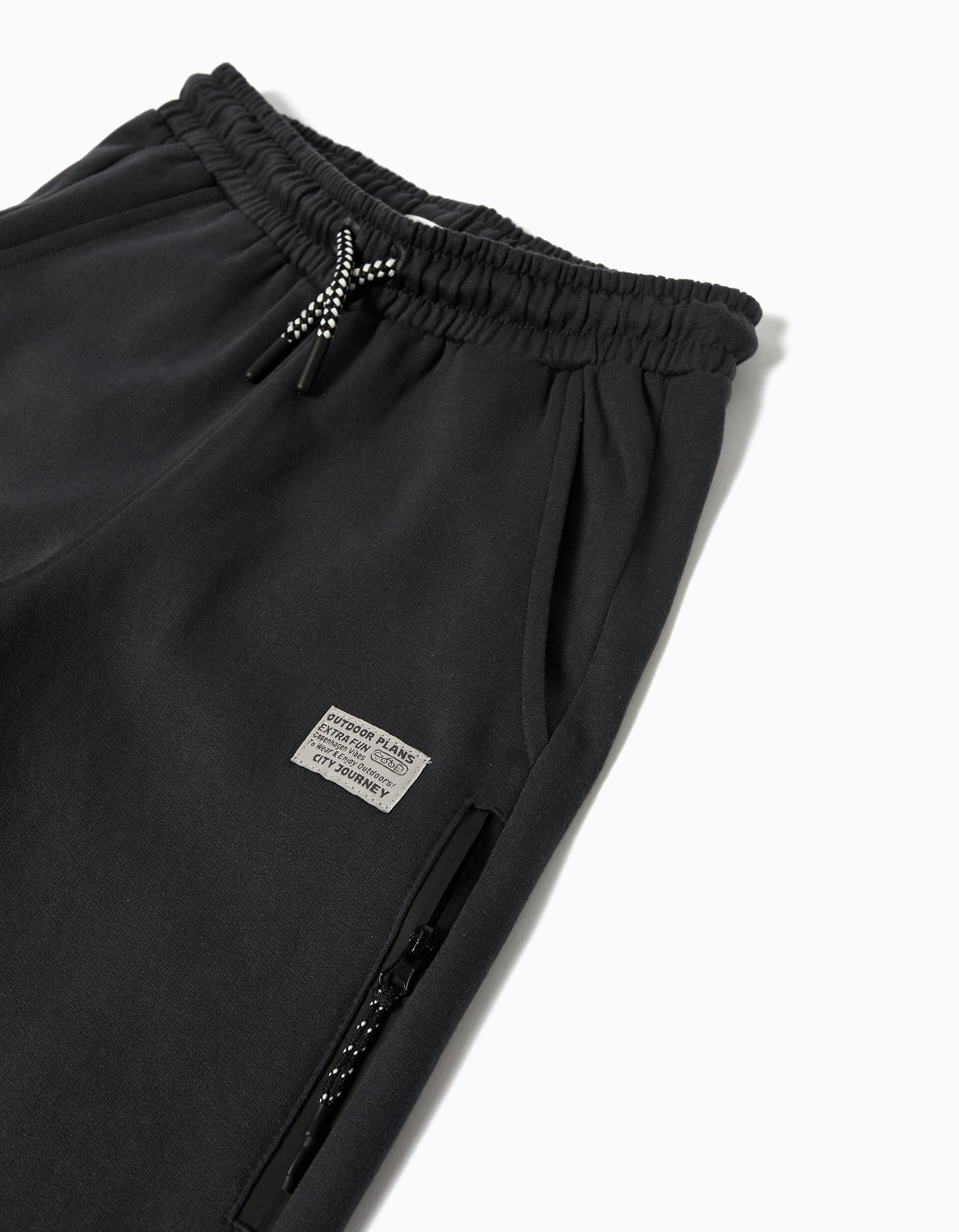 Comprar Online Joggers de Felpa, Menino, Cinzento Escuro