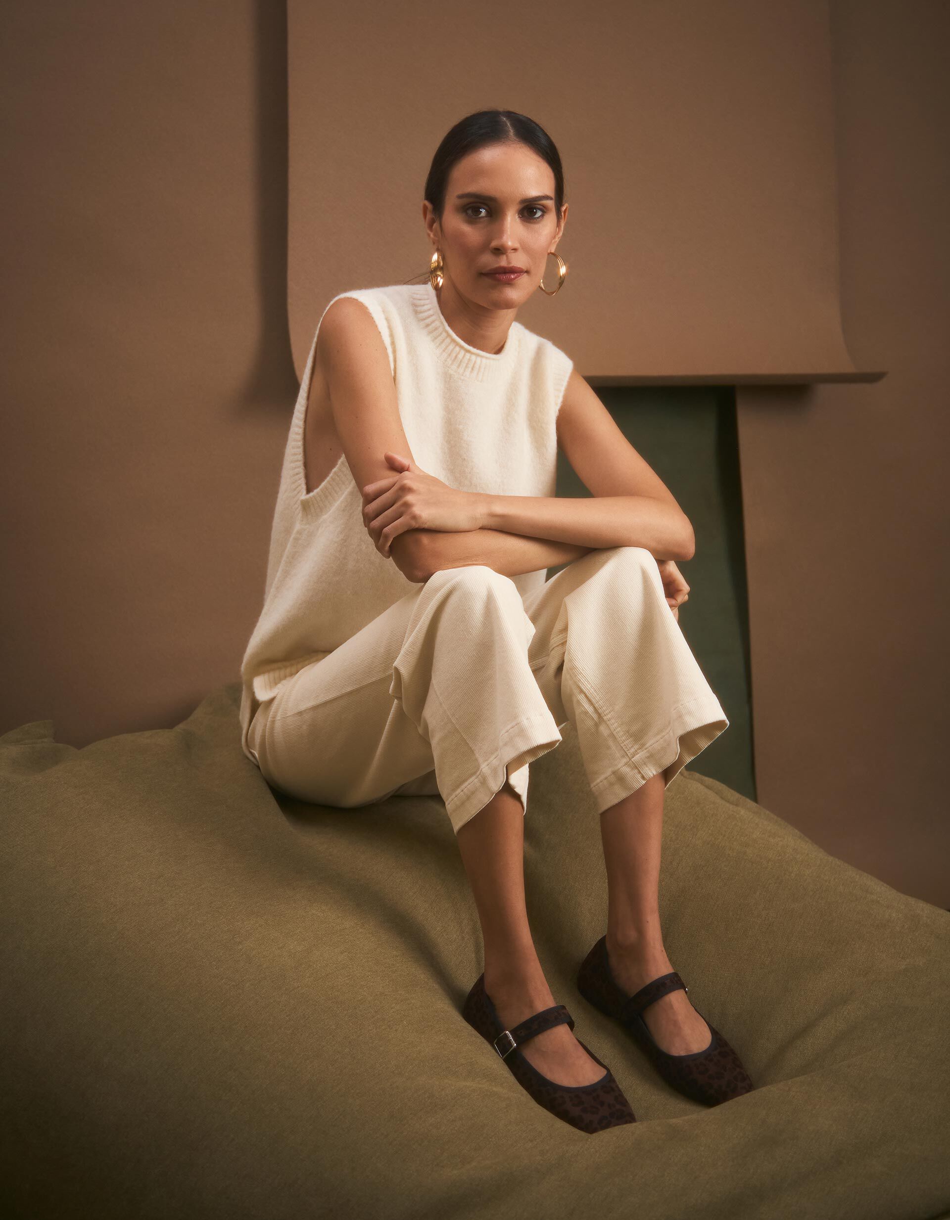 Comprar Online Colete de Malha, Mulher, Branco