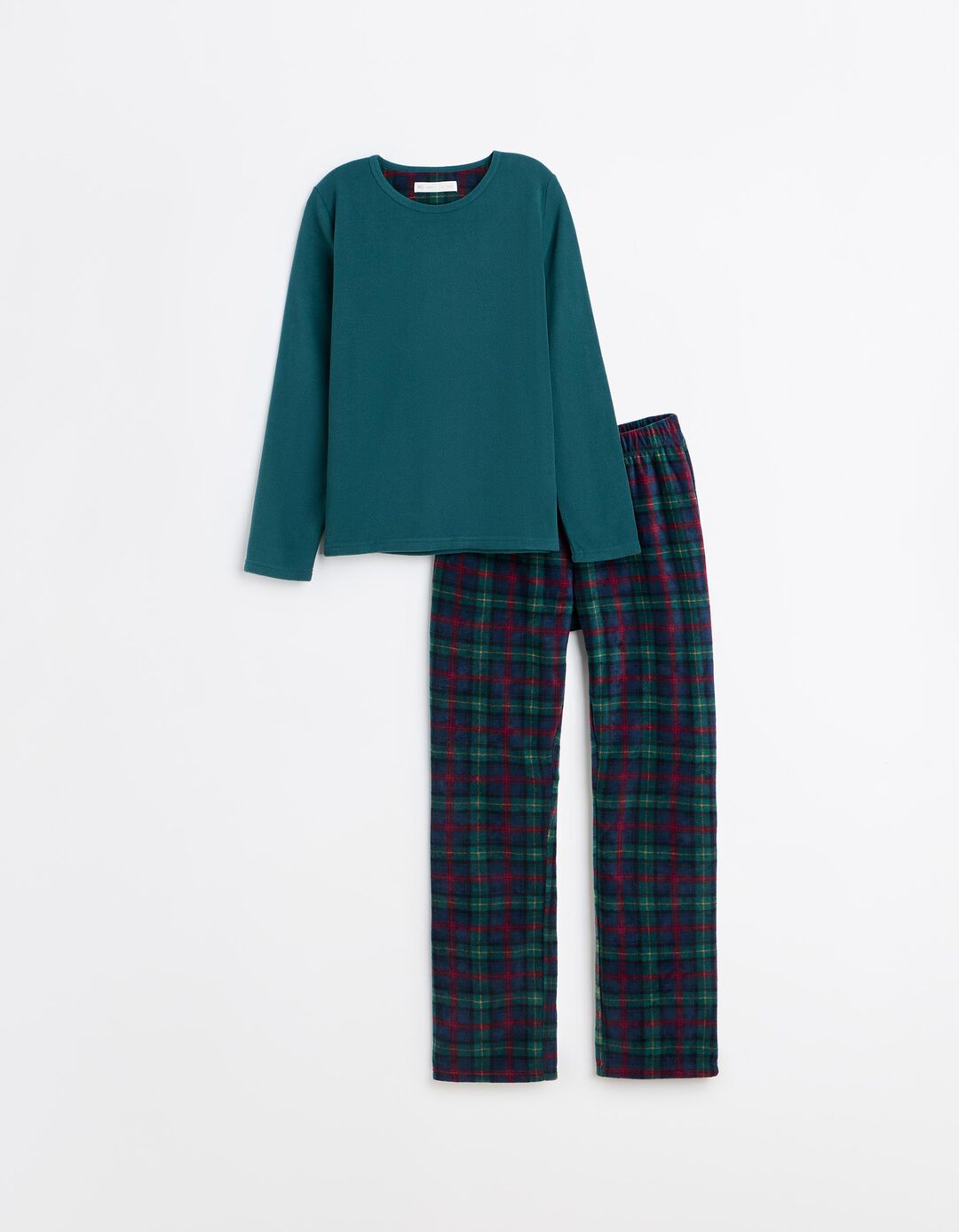 Pijama Polar De Natal, Mulher, Verde Escuro