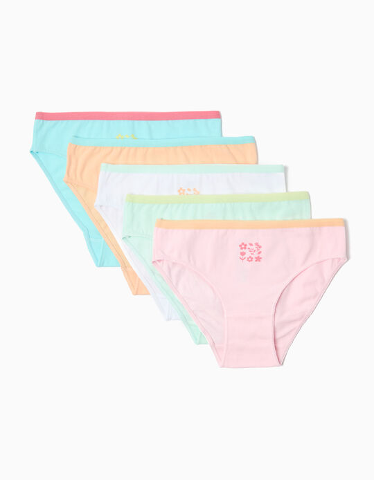 Comprar Online Pack 5 Cuecas, Menina, Multicor