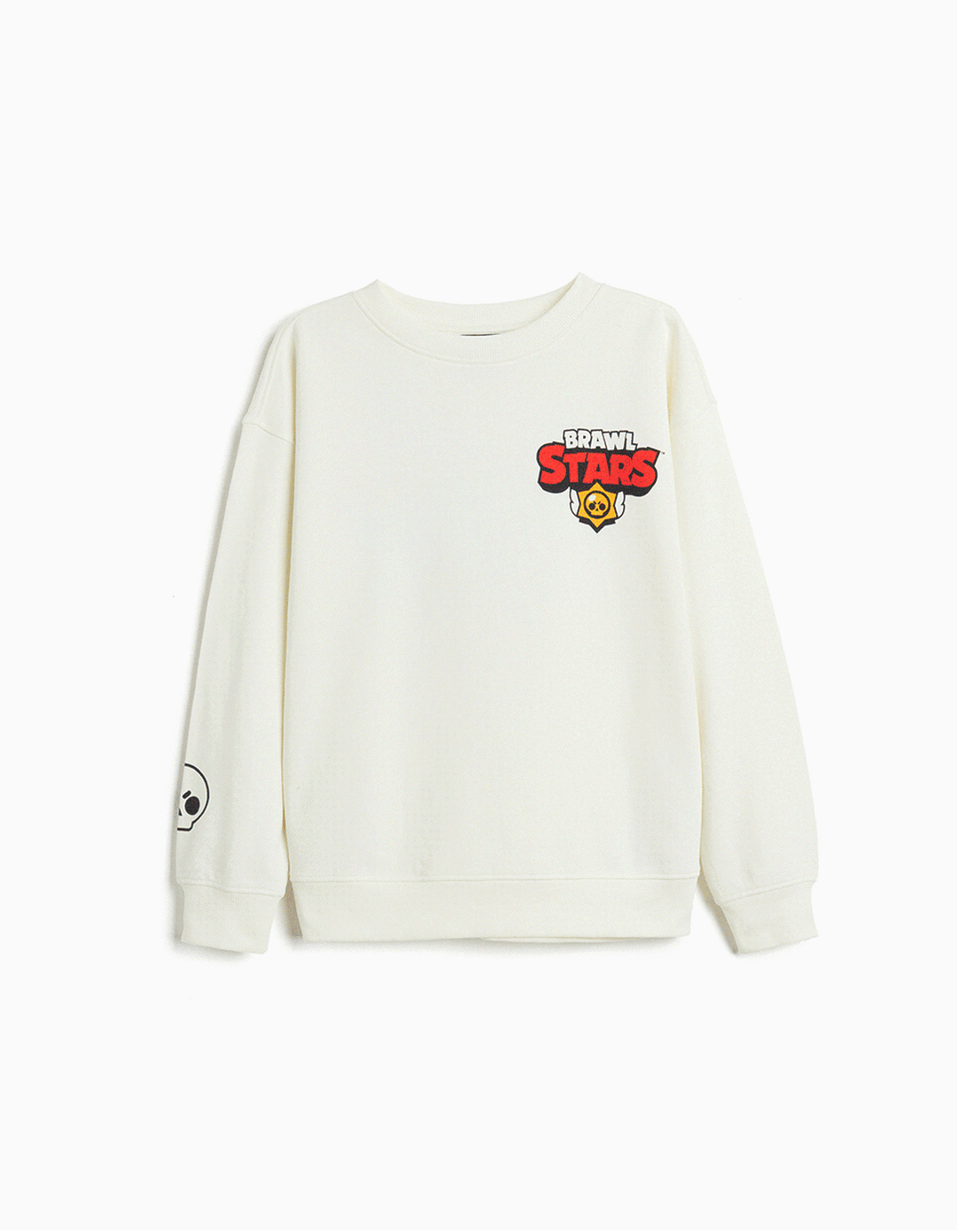 Sweatshirt de Felpa 'Brawl Stars', Menino, Branco