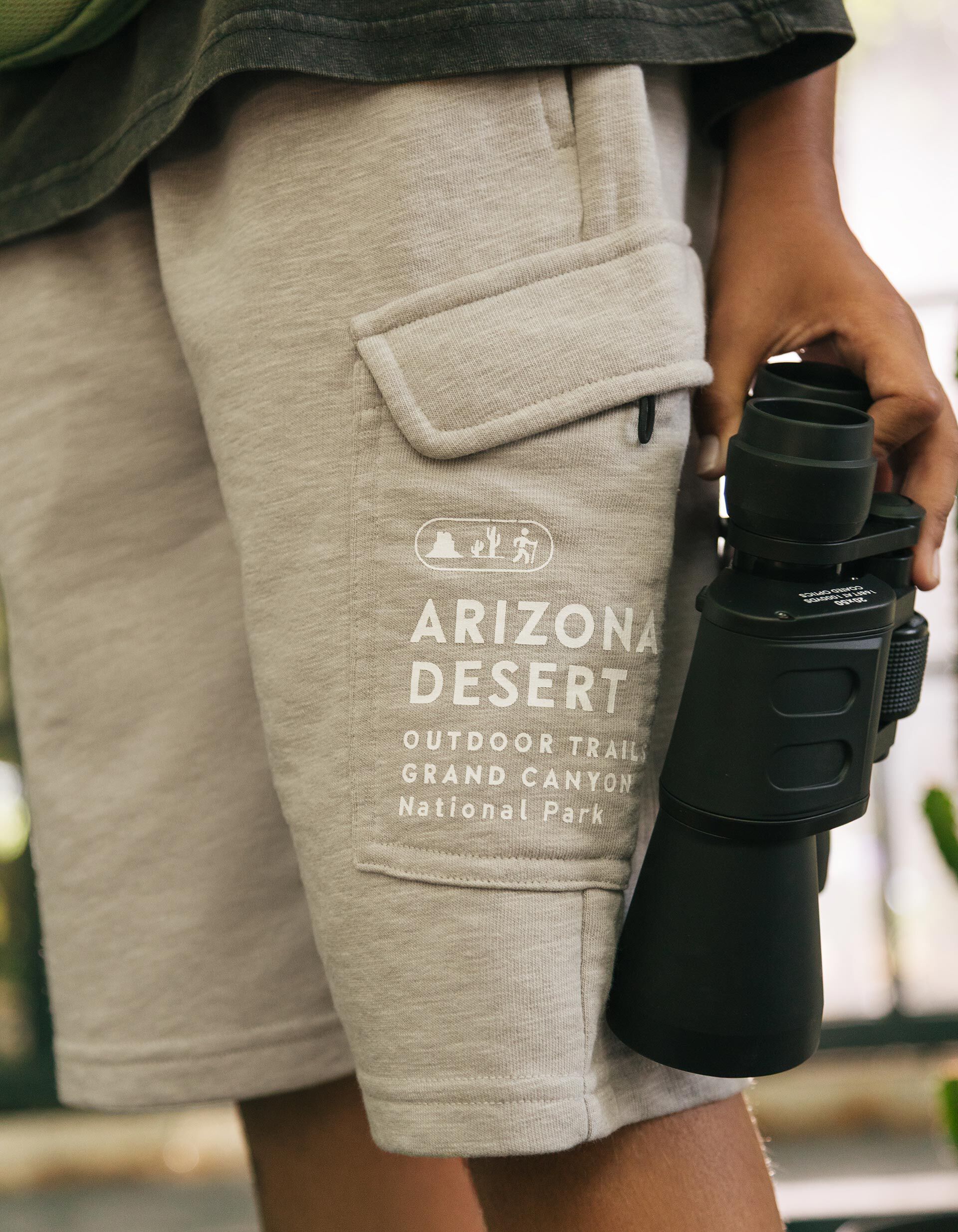 Comprar Online Cal&ccedil;&otilde;es Cargo, Menino, Cinzento Claro