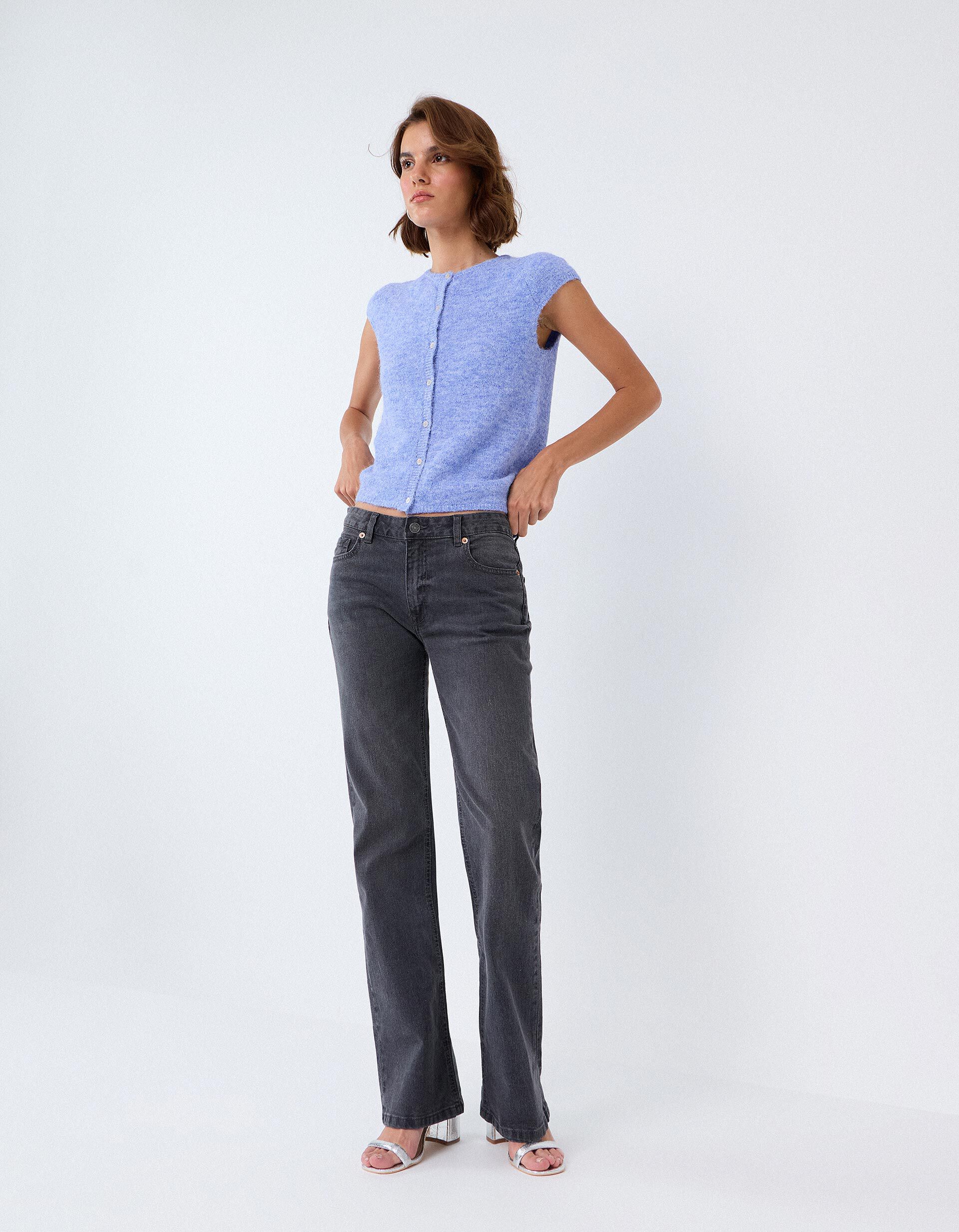 Comprar Online Cal&ccedil;as De Ganga Bootcut, Mulher, Cinzento Escuro