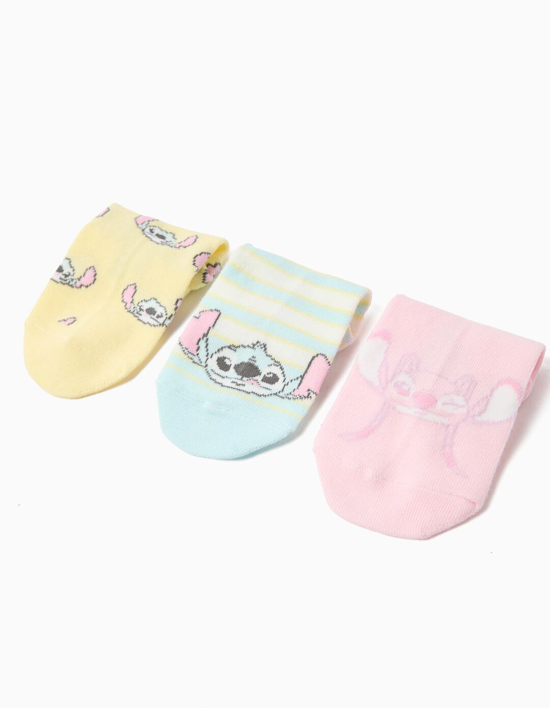 Pack 3 Meias 'Stitch' &copy;Disney, Menina, Multicor