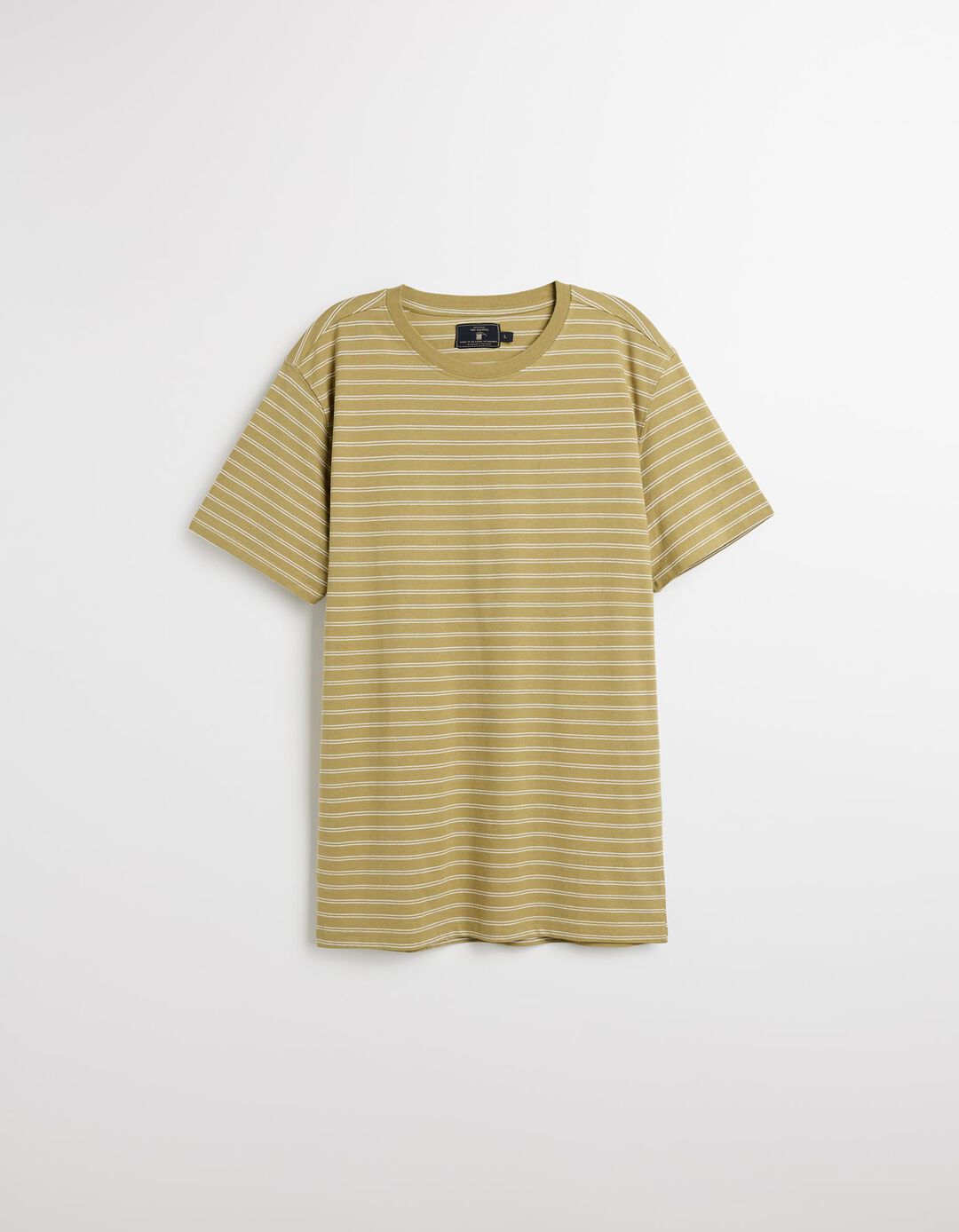 T-shirt Riscas, Homem, Verde