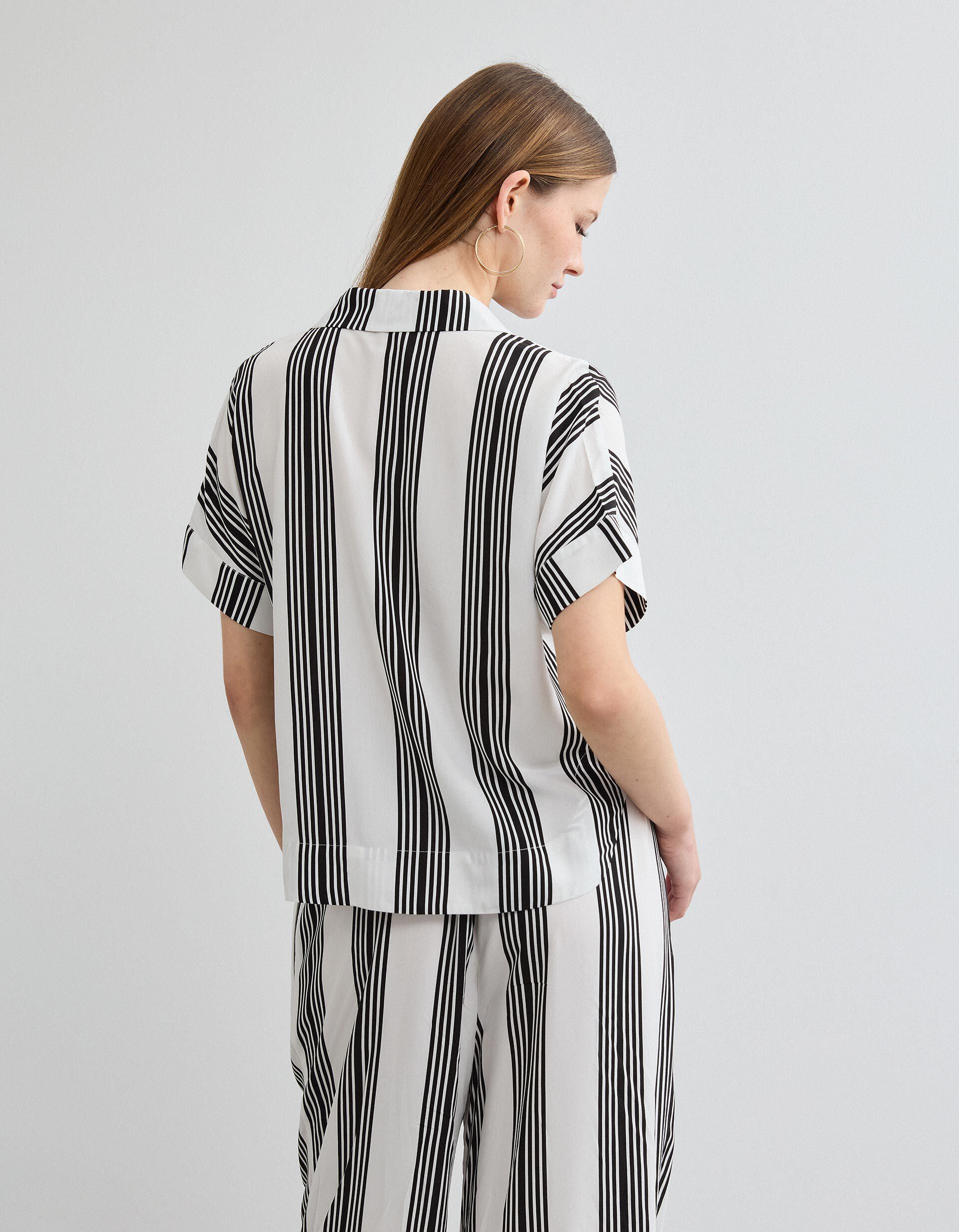 Comprar Online Blusa Riscas, Mulher, Preto