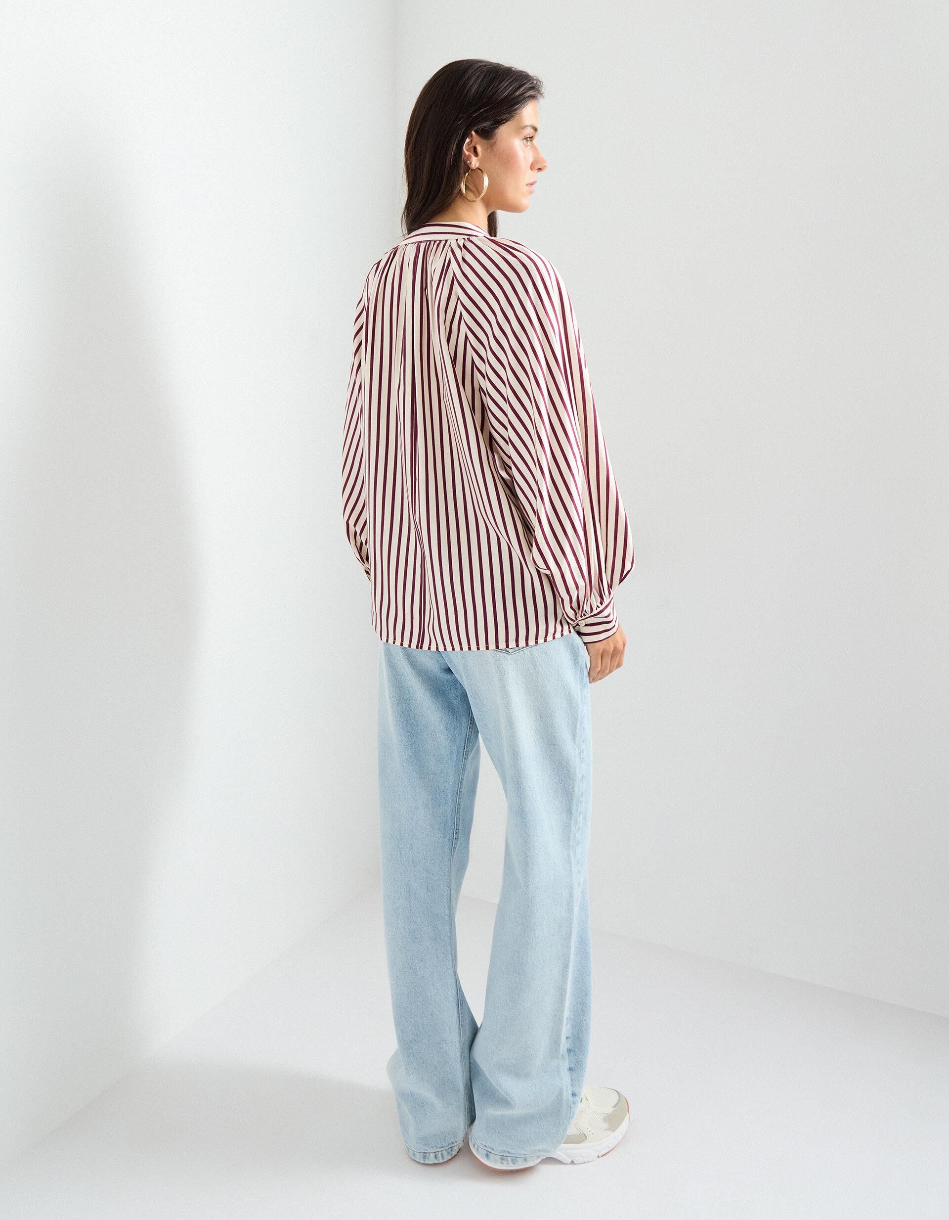 Comprar Online Blusa Riscas, Mulher, Vermelho