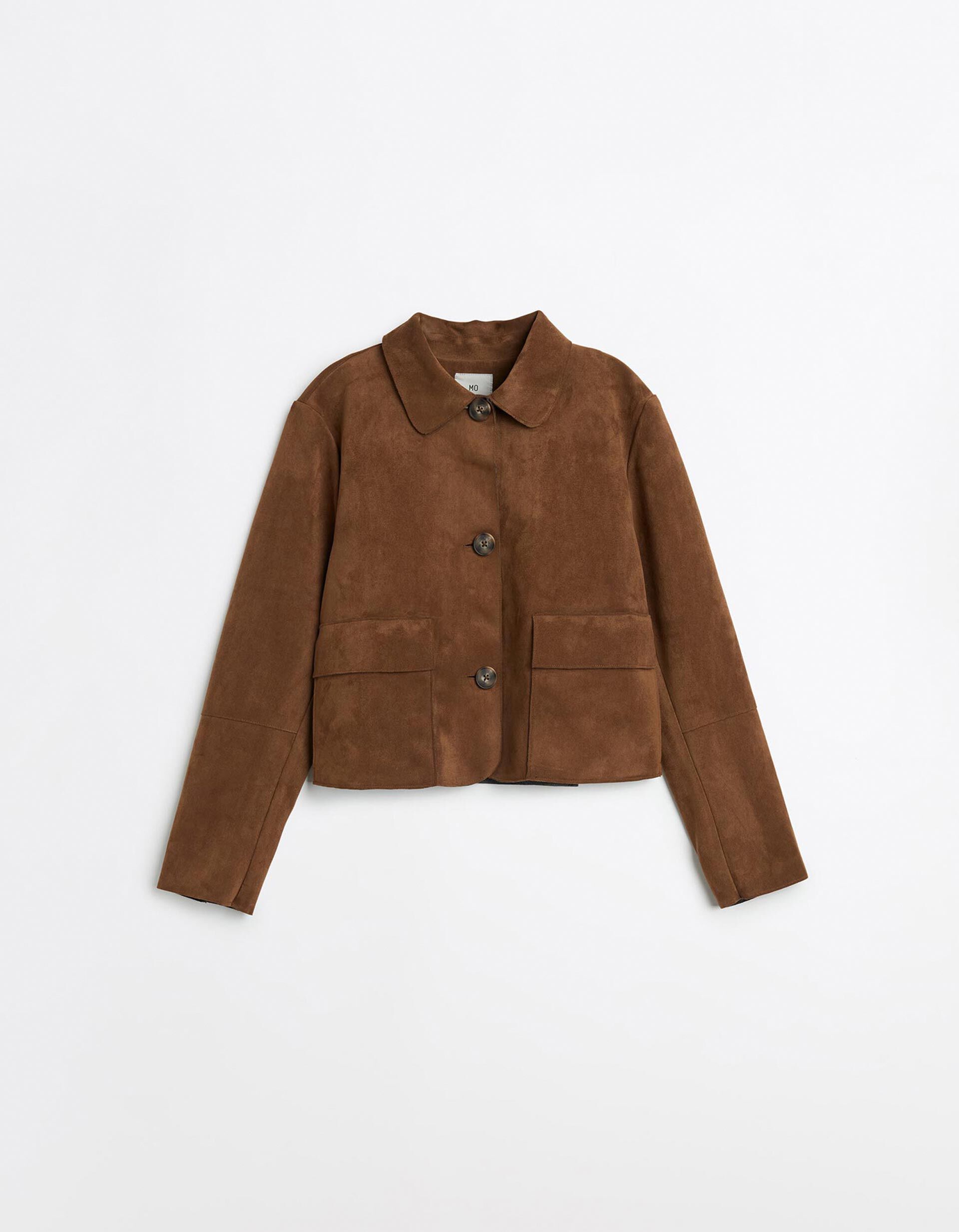 Comprar Online Casaco Efeito Camur&ccedil;a, Mulher, Bege