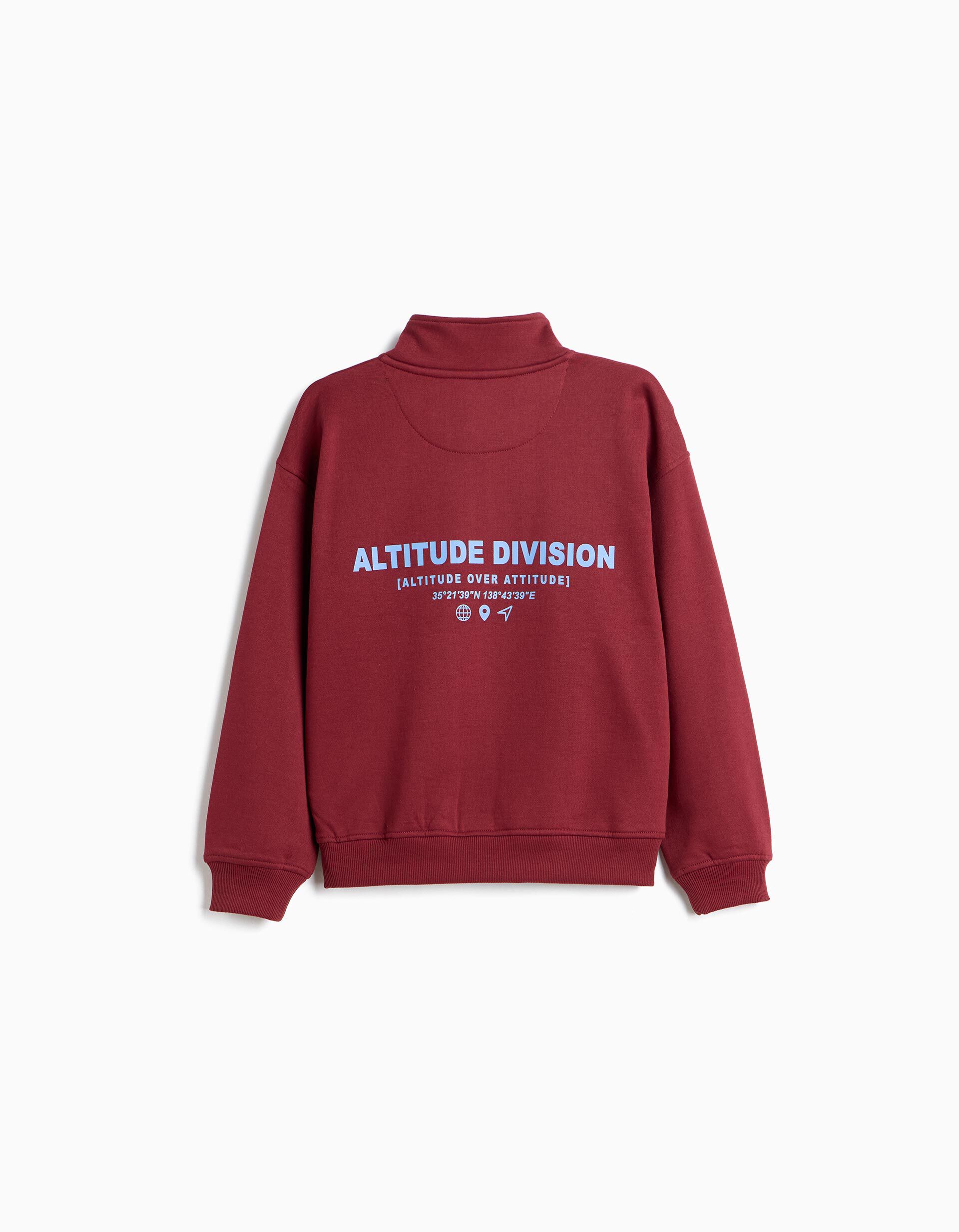 Comprar Online Sweatshirt, Menino, Vermelho Escuro