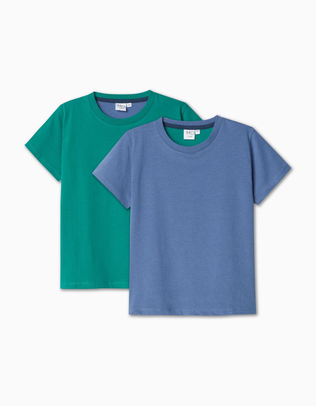 Pack 2 T-shirts Premium, Menino, Verde/Azul