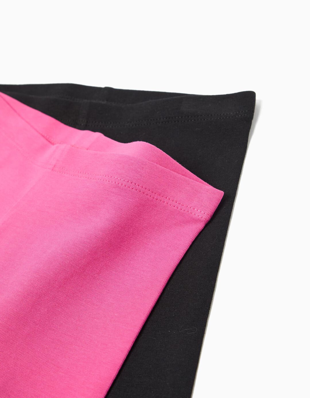 Pack 2 Leggings, Menina, Preto