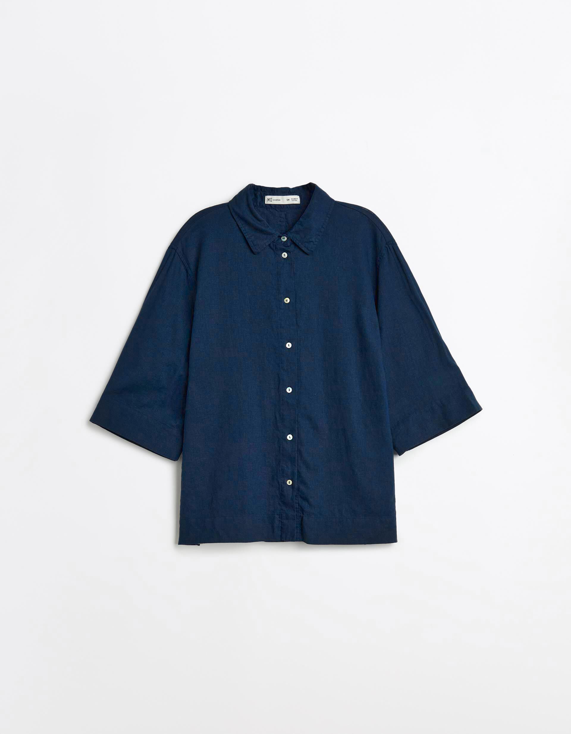 Comprar Online Camisa com Linho, Mulher, Azul Escuro