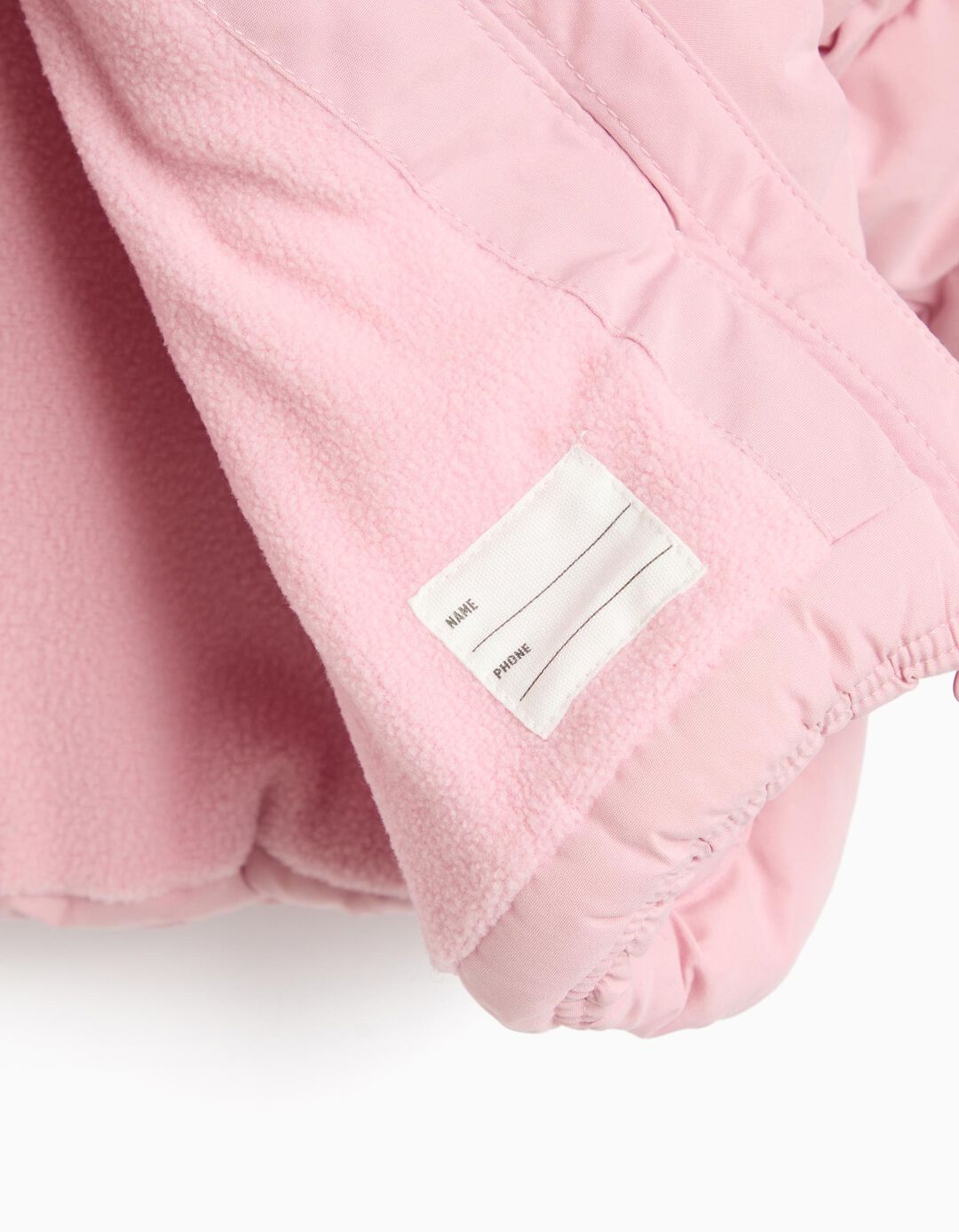 Casaco Acolchoado Com Capuz, Menina, Rosa