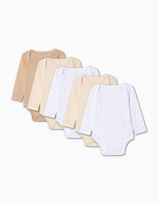 Comprar Online Pack 5 Bodies de Manga Comprida, Bebé, Multicor