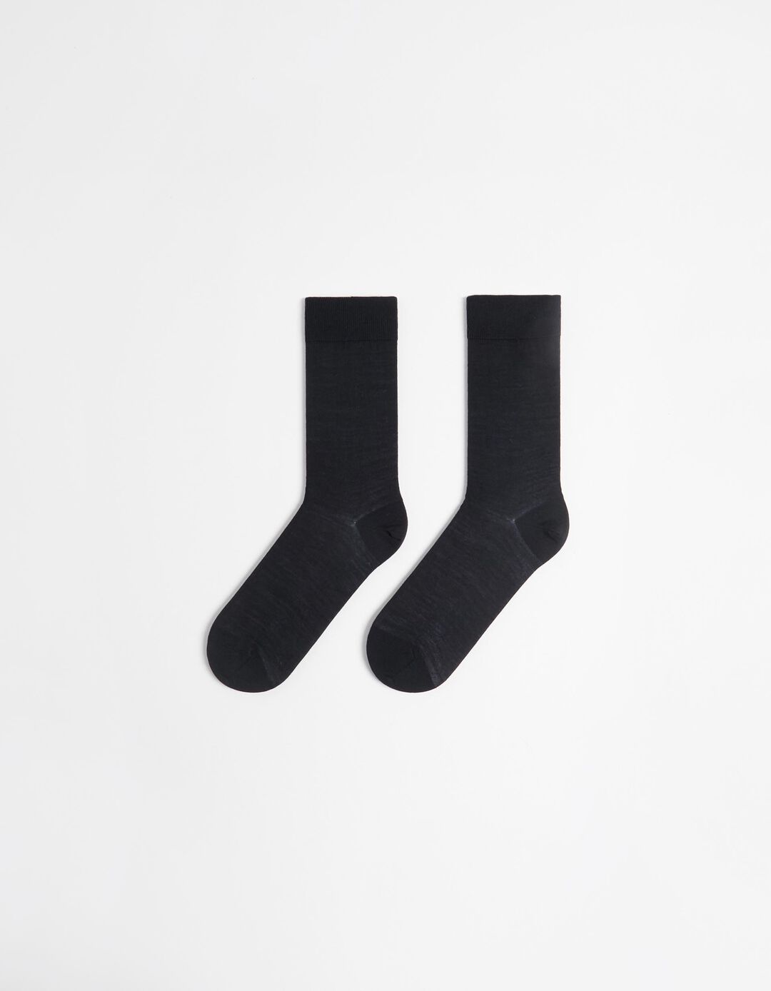 Wool Socks, Men, Black